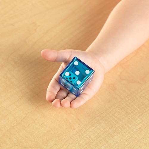 Miniatura 3 de Learning Resources Juego de 12 dados gigantes, multicolor, 1-1/4 de largo x 1-1/4 de ancho