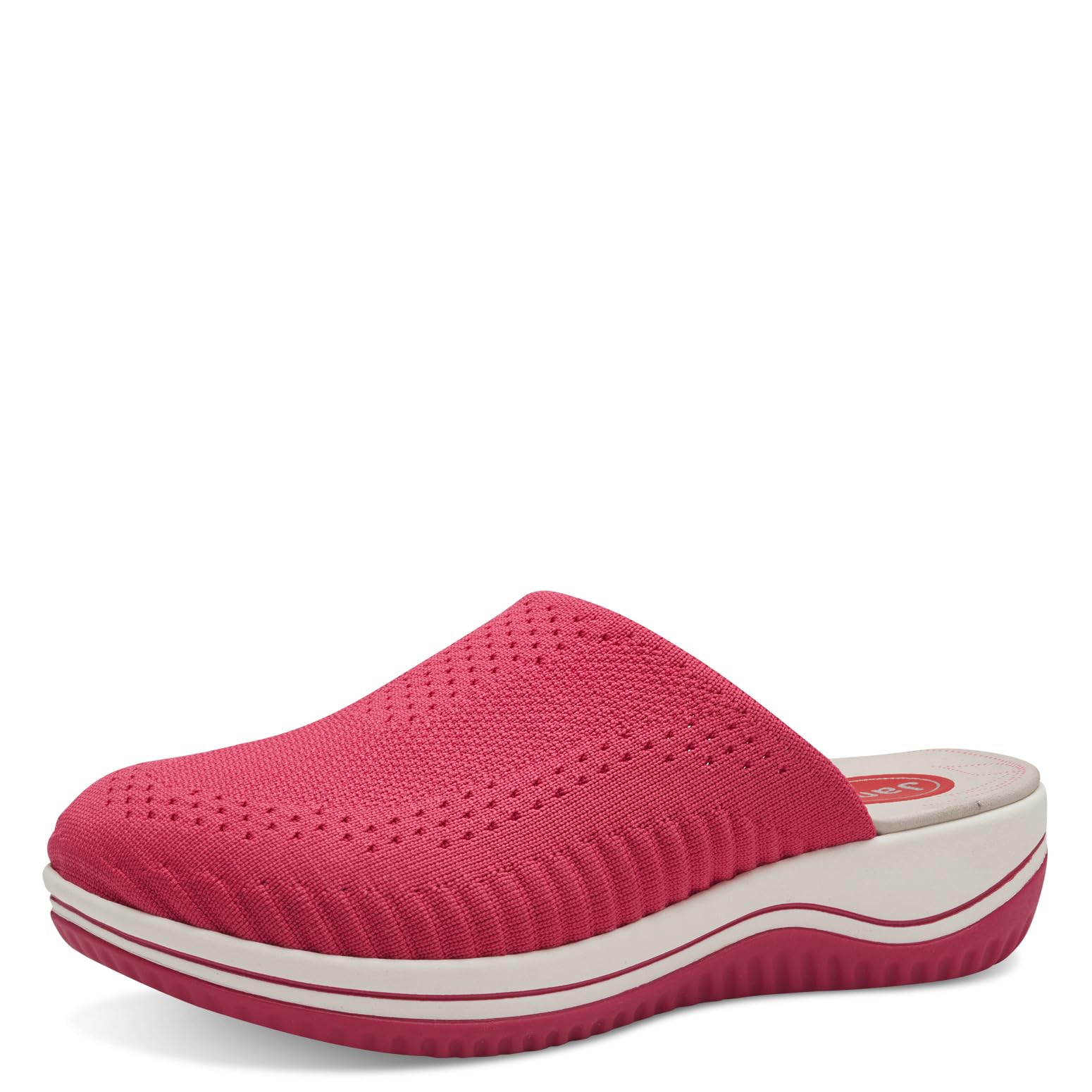 Jana Women’s Mules with Thick Sole Vegan, Fuxia, 3,5 UK Fuchsia