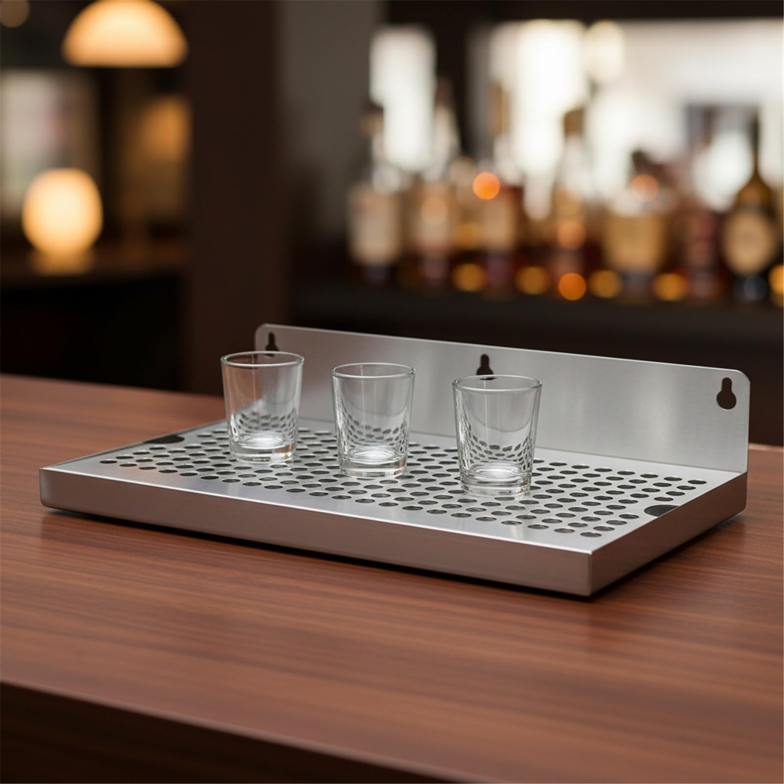 Bandeja de goteo multiusos de acero inoxidable para cocinar, diseño antideslizante, ideal para chefs, juego de bandejas de cocina y accesorios de cocina versátiles