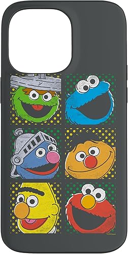 Funda para iPhone 14 Pro Max Sesame Street Group Squares