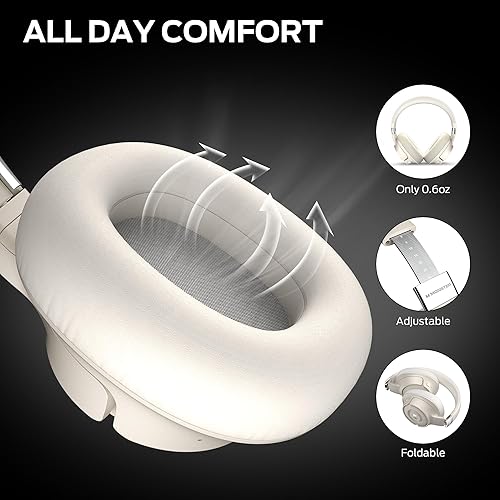 Miniatura 6 de Monster Persona SE ANC Auriculares con cancelación activa de ruido, auriculares inalámbricos Bluetooth sobre la oreja, tiempo de reproducción de 60