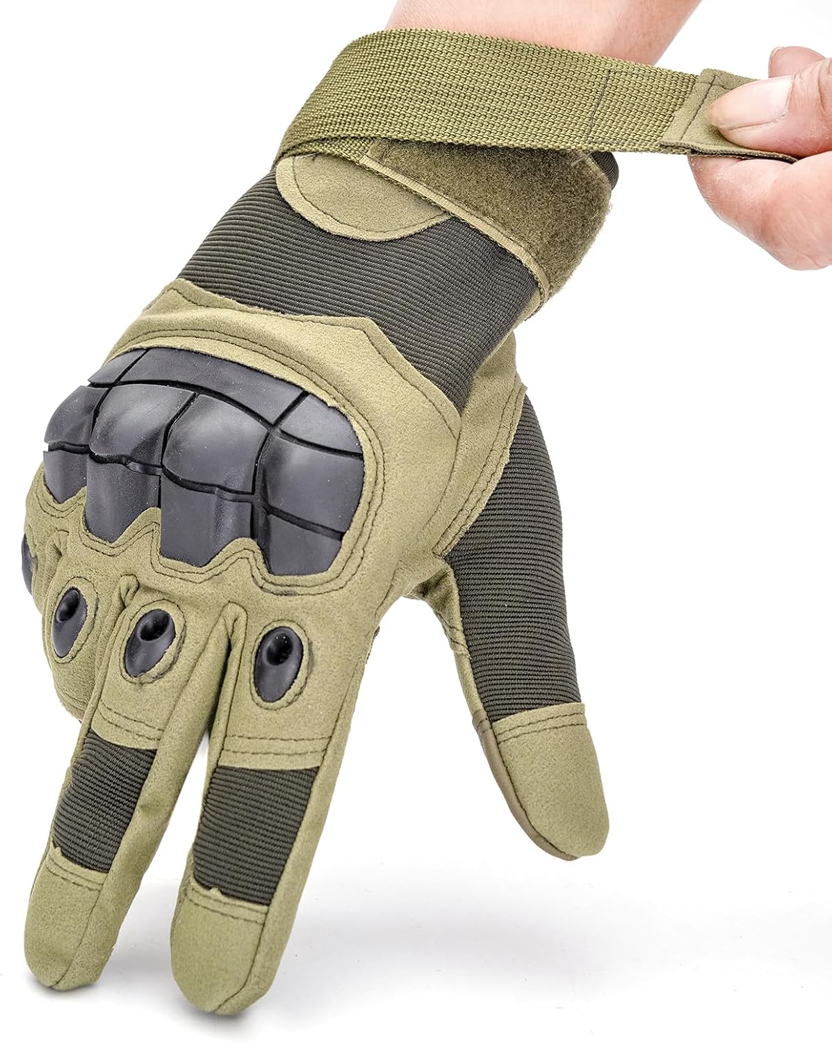 GCSIOM Touchscreen Tactical Gloves: Durable Grip Protection for Cycling, Motorcycle, Rock Climbing & Outdoors