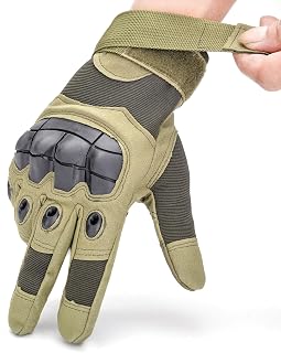 GCSIOM Touchscreen Tactical Gloves: Durable Grip Protection for Cycling, Motorcycle, Rock Climbing & Outdoors