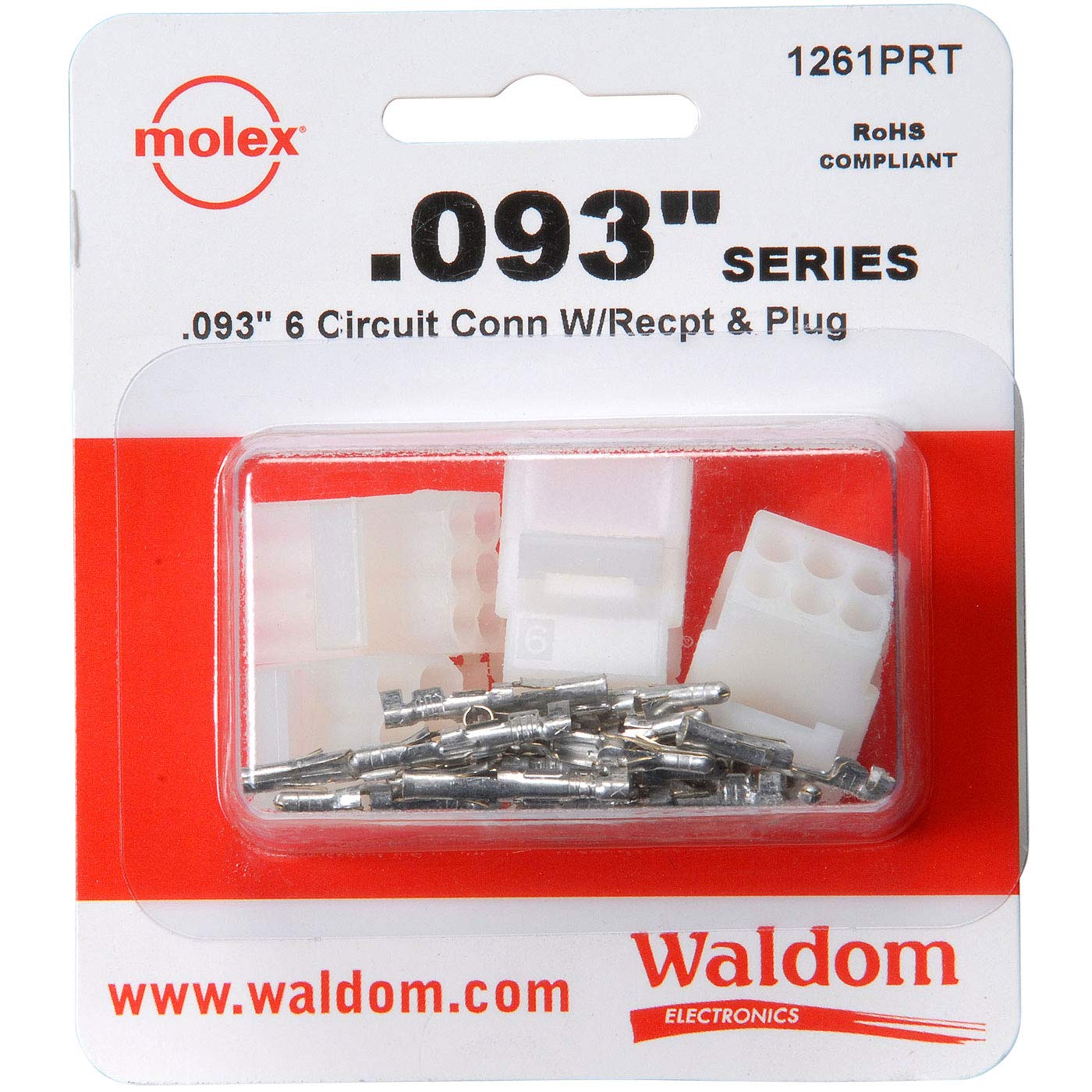 Molex Connector Type:Terminal Block Rohs Compliant: Yes - 1261PRT