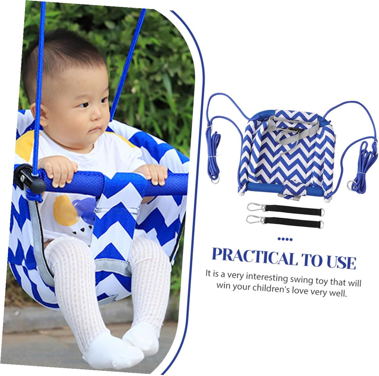 Adjustable Height S Outdoor Hanging Swing Chair Canvas Garden Seater for Safe Play Indoor Outdoor Use Birthday Holiday