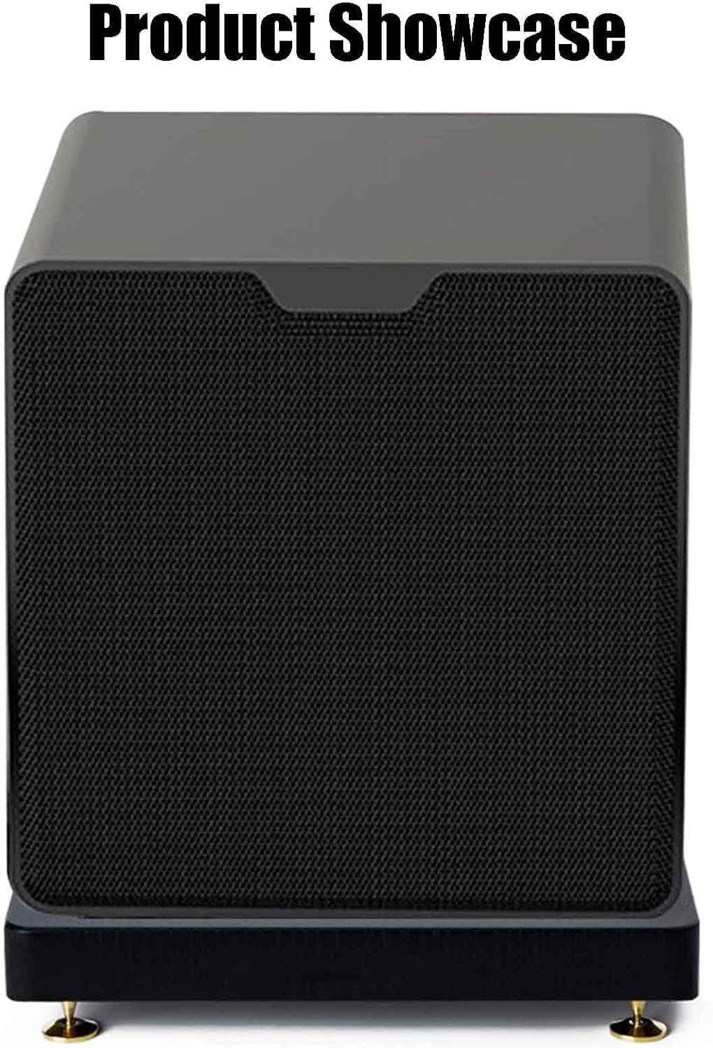 Amortyzujący stojak na subwoofer z nóżkami izolacyjnymi, taca na platformę antywibracyjną z miedzianymi kolcami, 190 x 250 mm dla optymalnej jakości dźwięku i stabilności