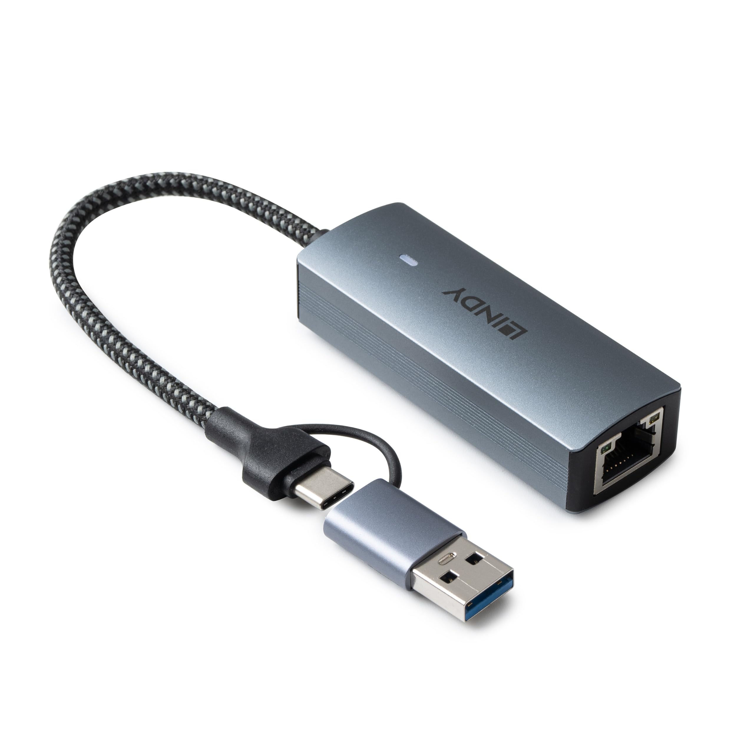 Lindy - Convertitore USB 3.2 Gen 1 a Ethernet 5G