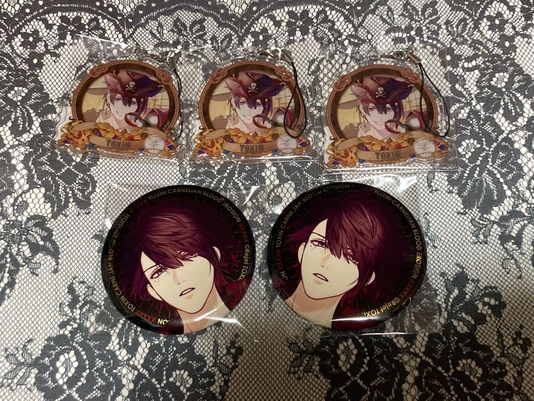 カネブラ EROSION CARNELIANBLOOD 缶バッジ トキシン CARNELIAN BLOOD EROSION ジャケットビッグ缶バッジ Vol.5