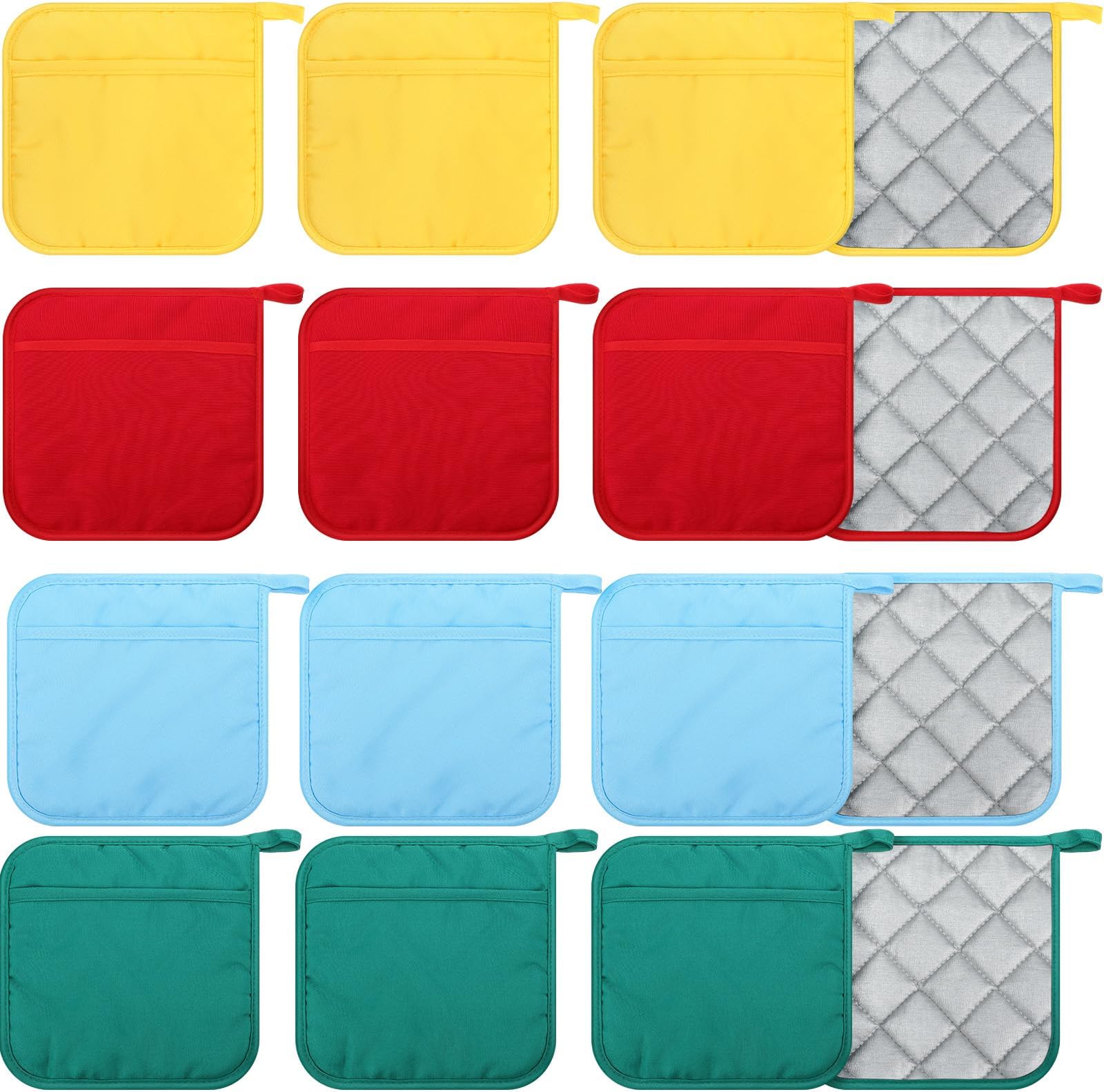 Amazon Classic Home 12 Pack Dozen Pot Holders Cotton Heat amazon-classic-home-12-pack-dozen-pot-holders-cotton-heat