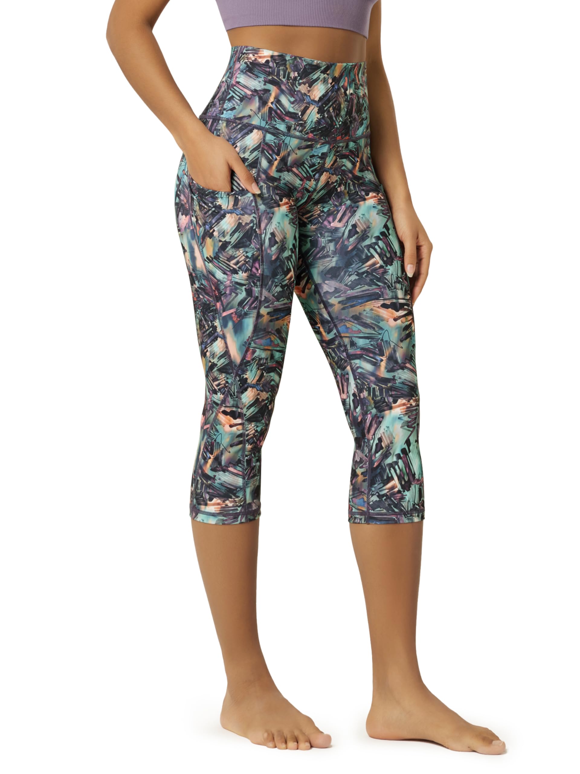 ODODOS Women's High Waisted Yoga Capris