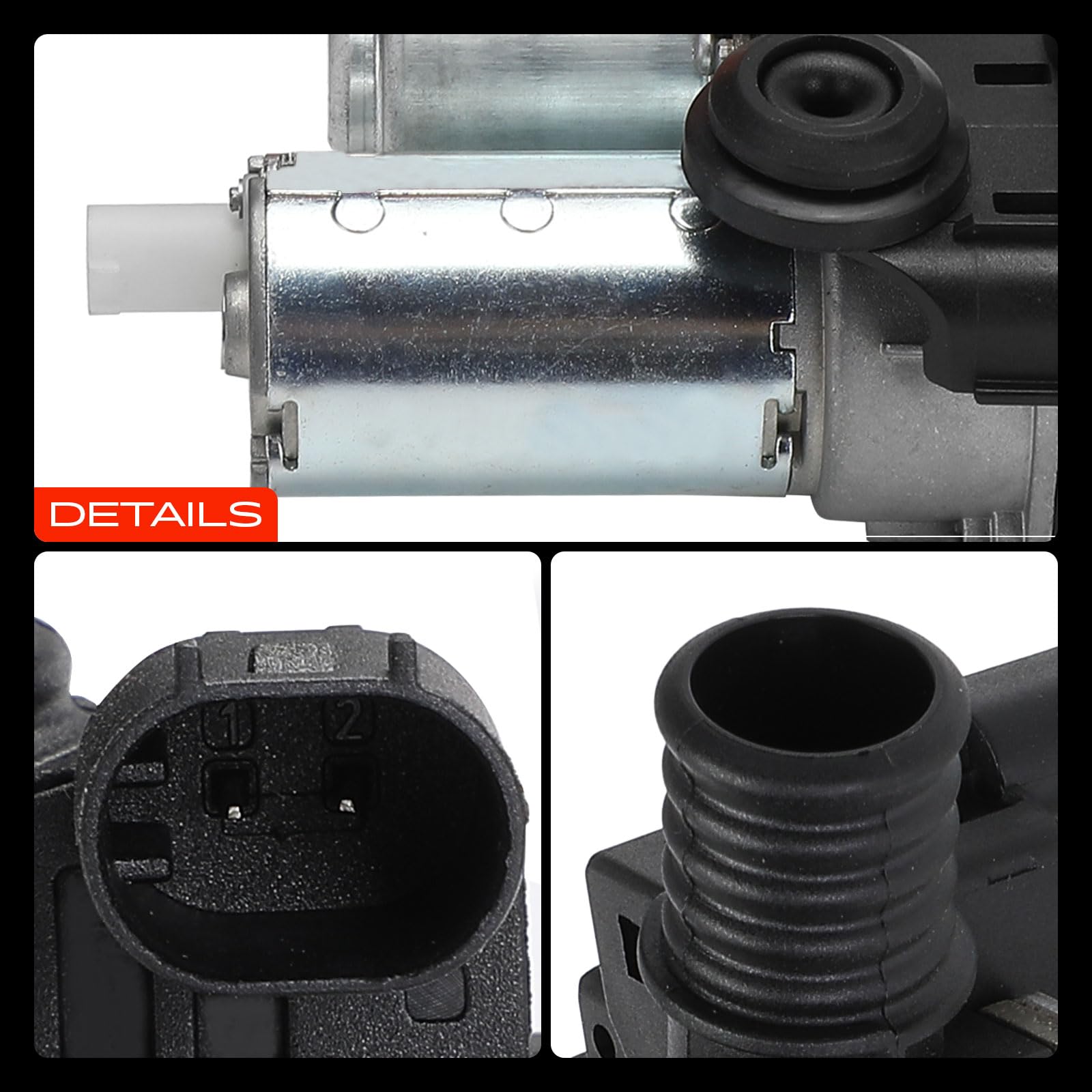 Frankberg Válvula reguladora del refrigerante Válvula de calefacción Compatible con Serie 3 E46 316i-330xd Serie 3 cabrio E46 318-330 Cd M3 3.2 Serie 3 Compact E46 316-325 Ti Serie 3 Coupé E46 74915