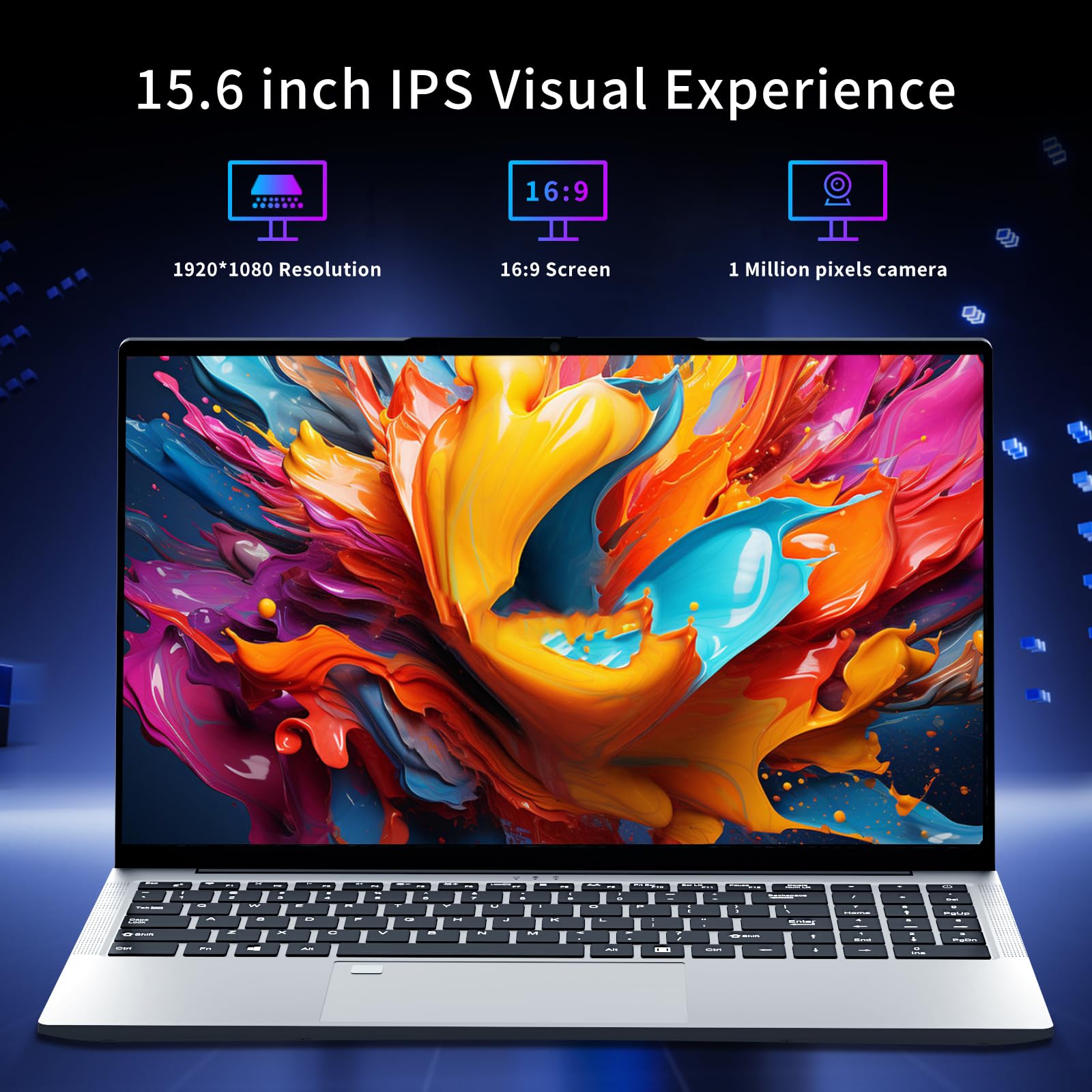 Ordenador Portátil 15,6 pulgadas, PC portátil Core i7-1195G7