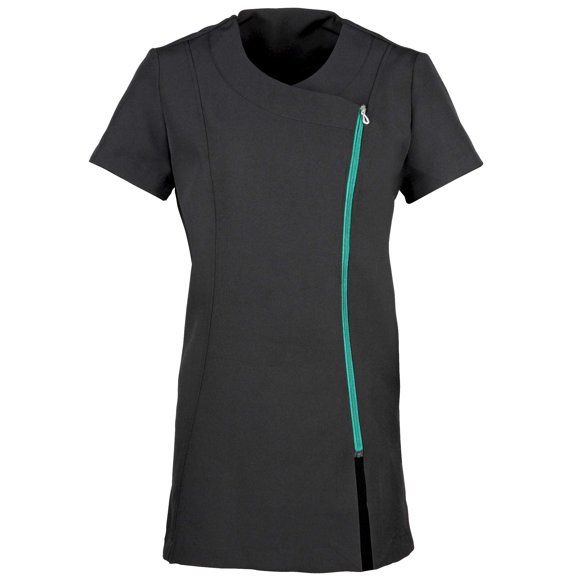 Premier Damen Arbeitstunika/Arbeitskittel Camellia (36 EU) (Schwarz)