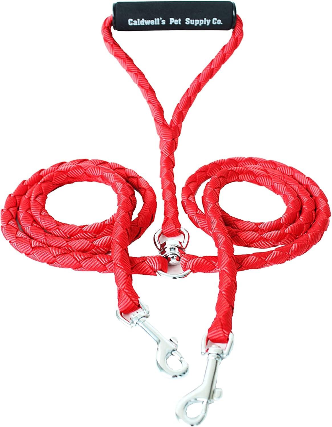 Caldwell’s Pet Supply Co. Dual Dog Leash, Double...