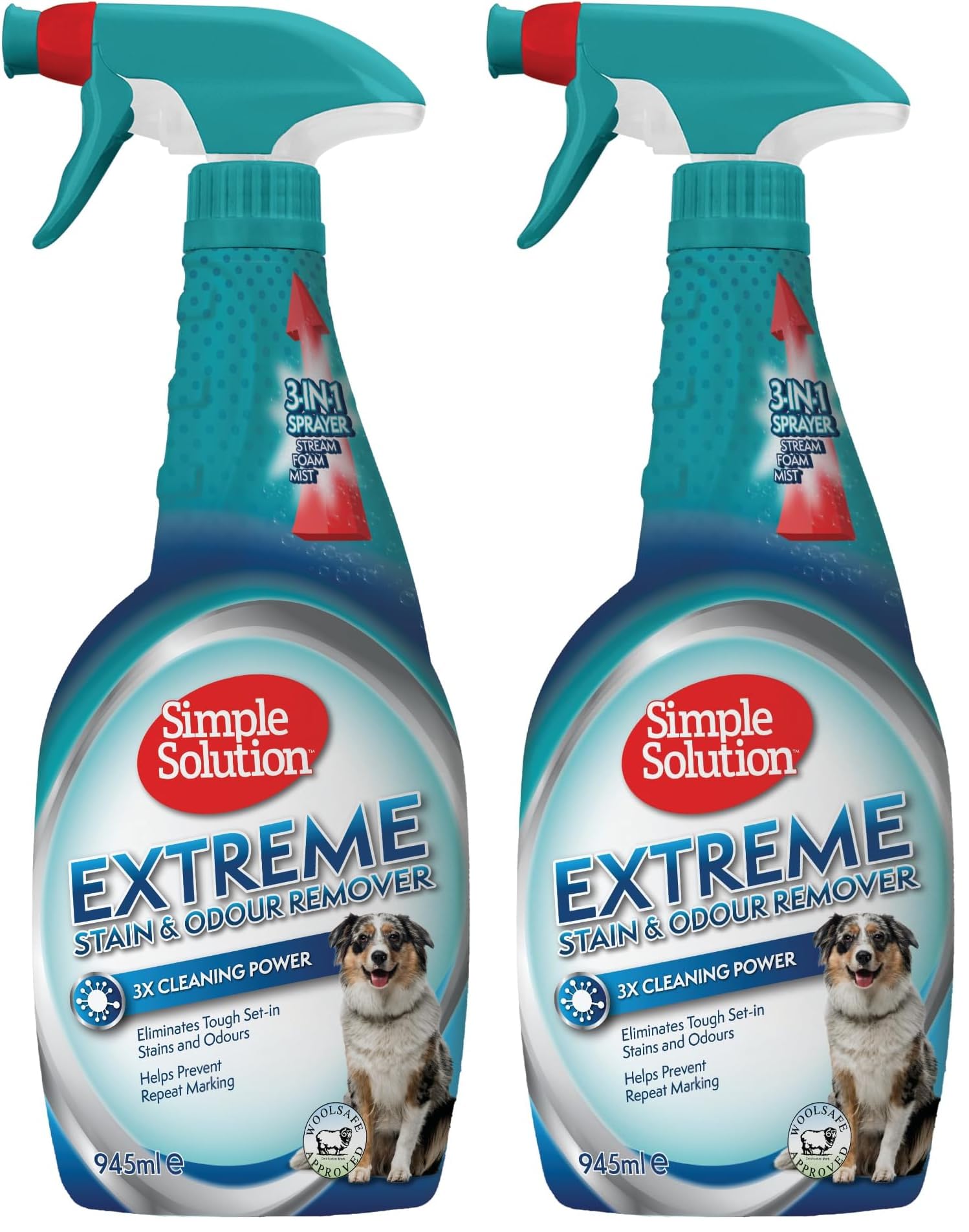 Simple Solution Extreme Pet Stain and Odour Remover, Enzymatic Cleaner with 3X Pro-Bacteria Cleaning Power - 945ml — view 12