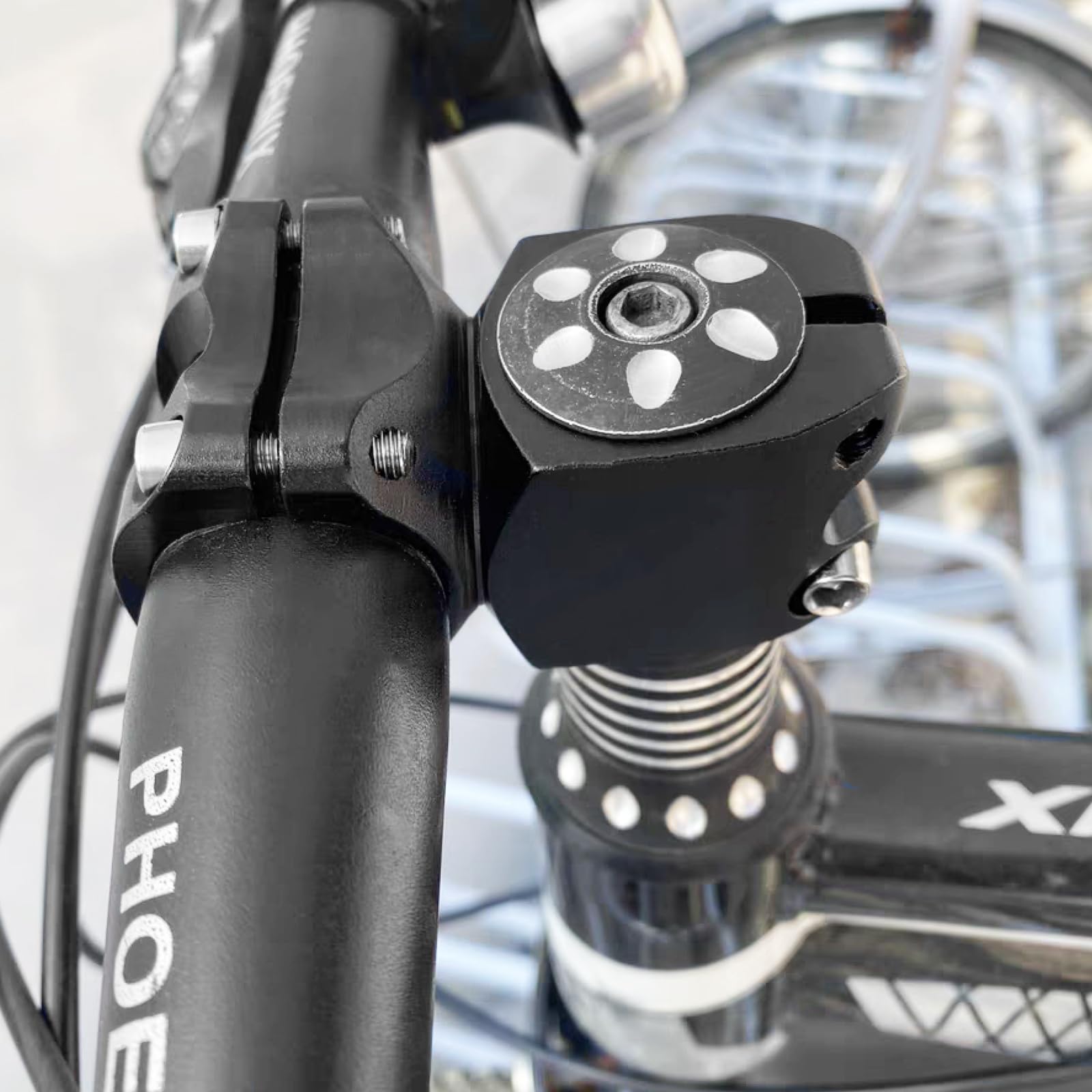 Vástago De Bicicleta Plegable DYNWAVEMX Telescópico 25,4mm Ajustable