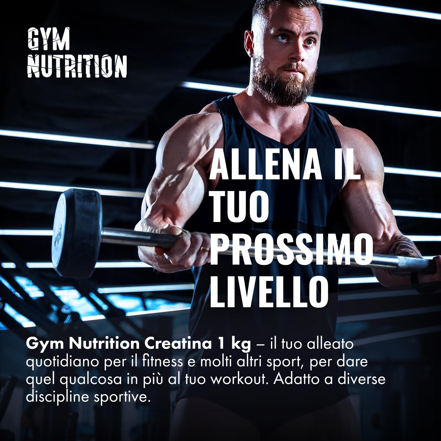 Creatina Monoidrato Polvere 1KG - 100% Vegan, Extrapura - Creatina Monoidrato con Inulina - Prodotta in Germania - Creatine Monohydrate Powder