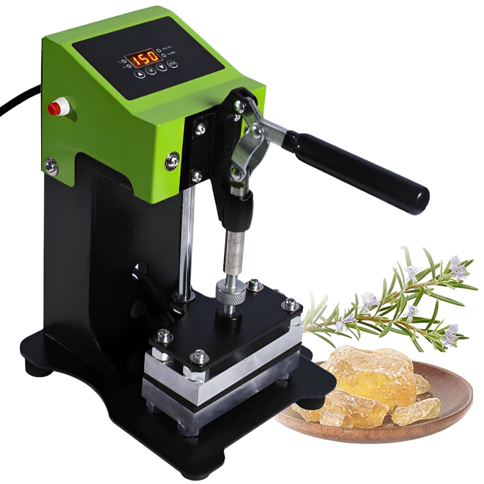 Extraction plantes florales facile avec la presse thermique manuelle de colophones