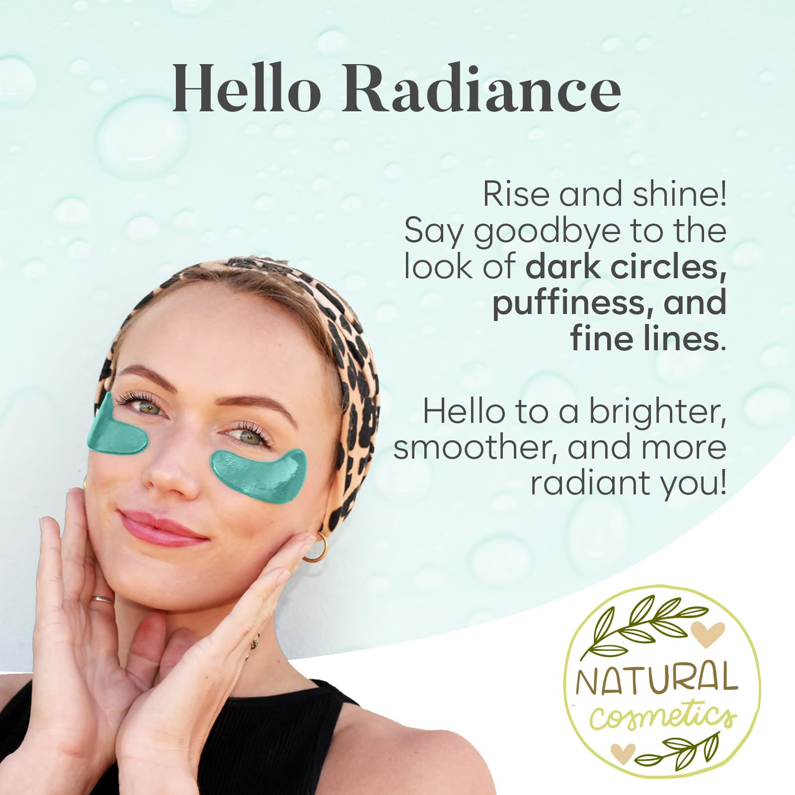 Under Eye Patches with Aloe Vera and Hyaluronic Acid, 30 Pairs