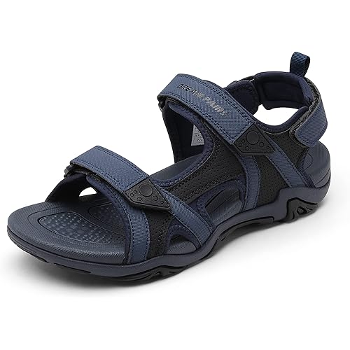 DREAM PAIRS Men's Sandals Hiking Water Beach Sport Outdoor Athletic Arch Support Summer Sandals