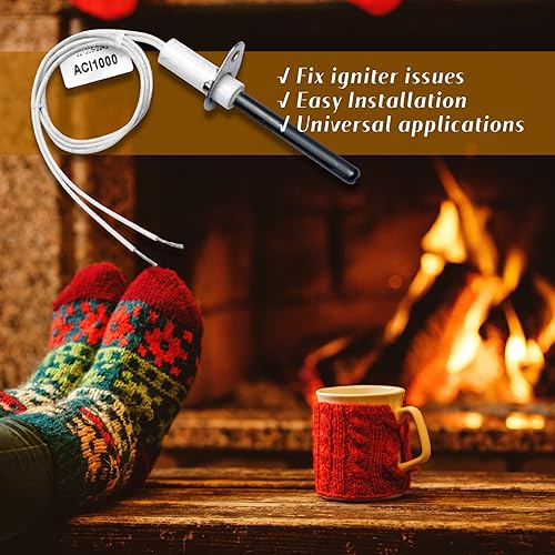 Miniatura 6 de Encendedores universales H150 mejorados, 120 V de nitruro de silicio Hot Rod Igniters Reemplazo para encendedores de carburo de silicio