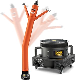 LookOurWay Air Dancers Wacky Waving Inflatable Tube Man Set - 20 Feet Tall Inflatable Dancing Man with Blower for Business Advertising