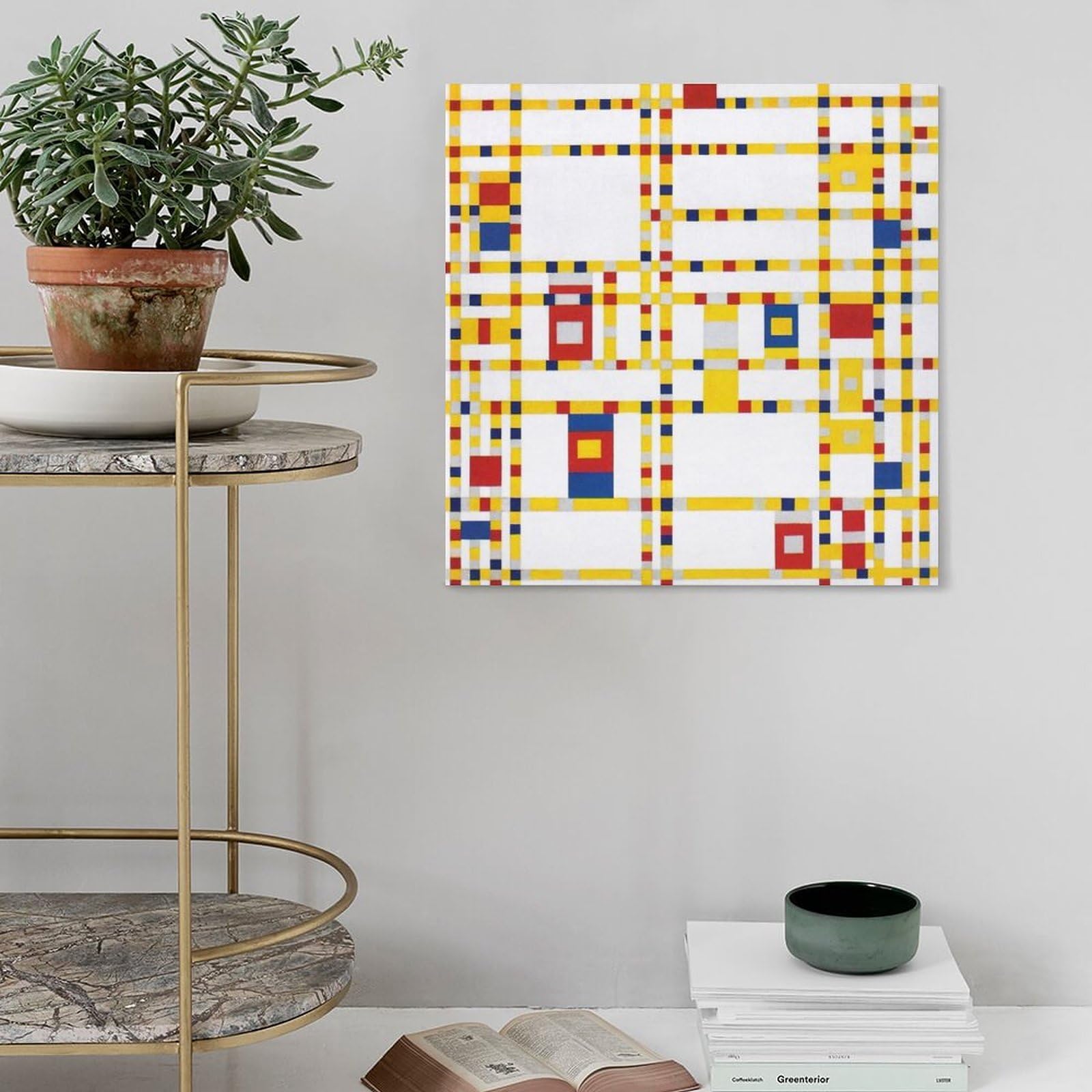 Amazon.co.jp: Piet Mondrianピート・モンドリアン絵画作品