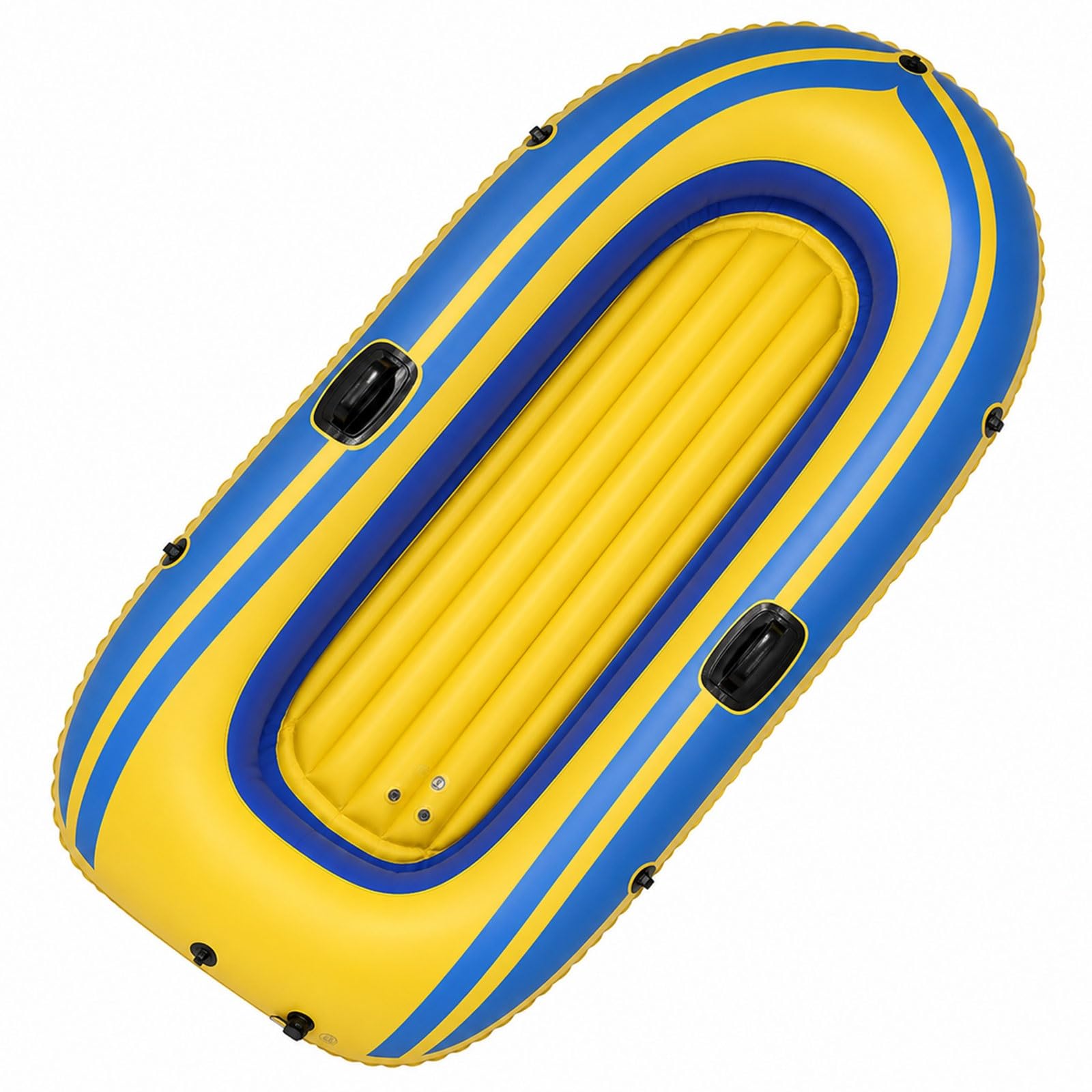 Kayak Inflable para 2 Personas, Barco De PVC con 4 Cámaras De Aire