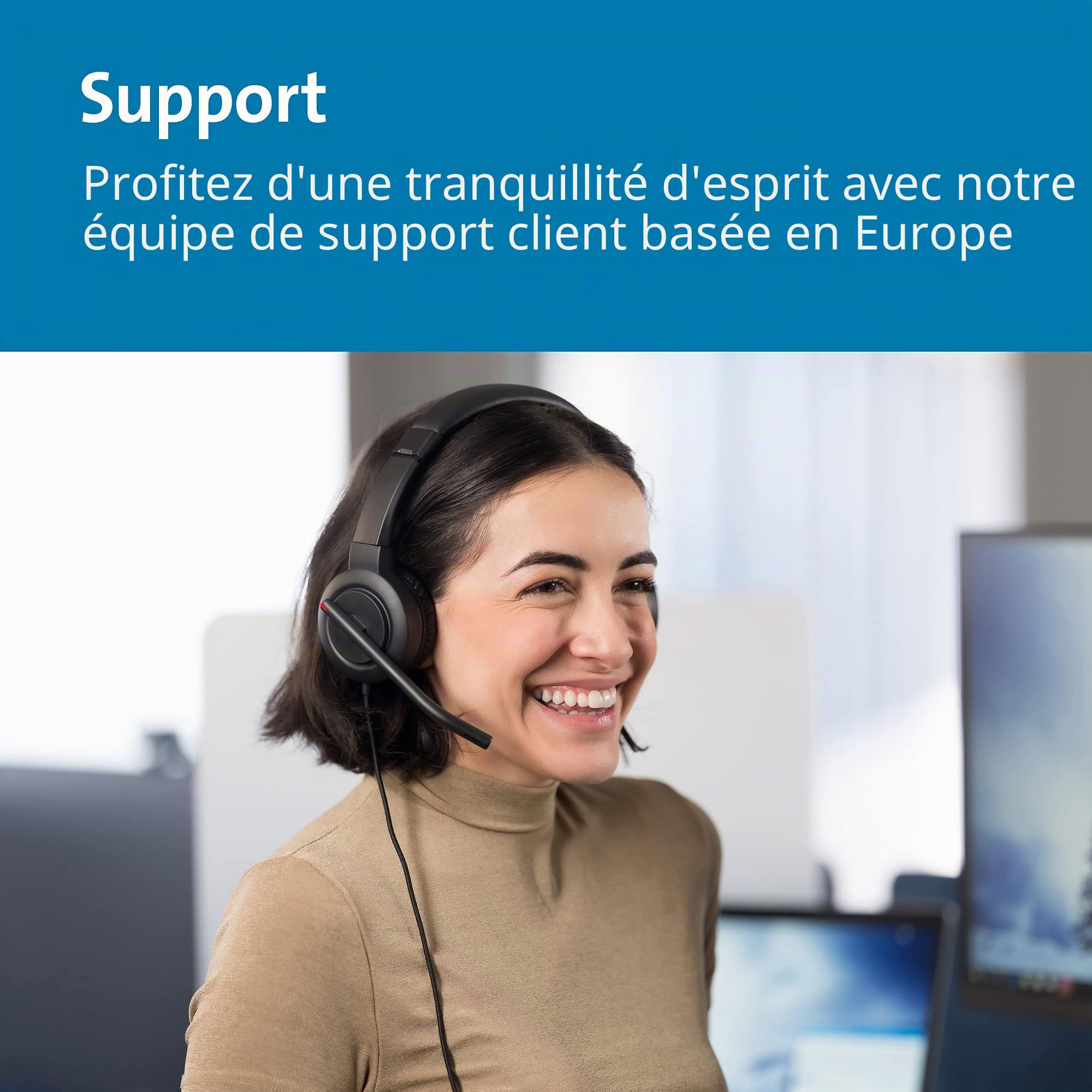 Kensington - Switch Audio USB 3-en-1, Commutateur Universel pour Casque Audio, Idéal pour Gérer des Appels & le Télétravail, Compatible avec Windows & Mac (K83300WW)