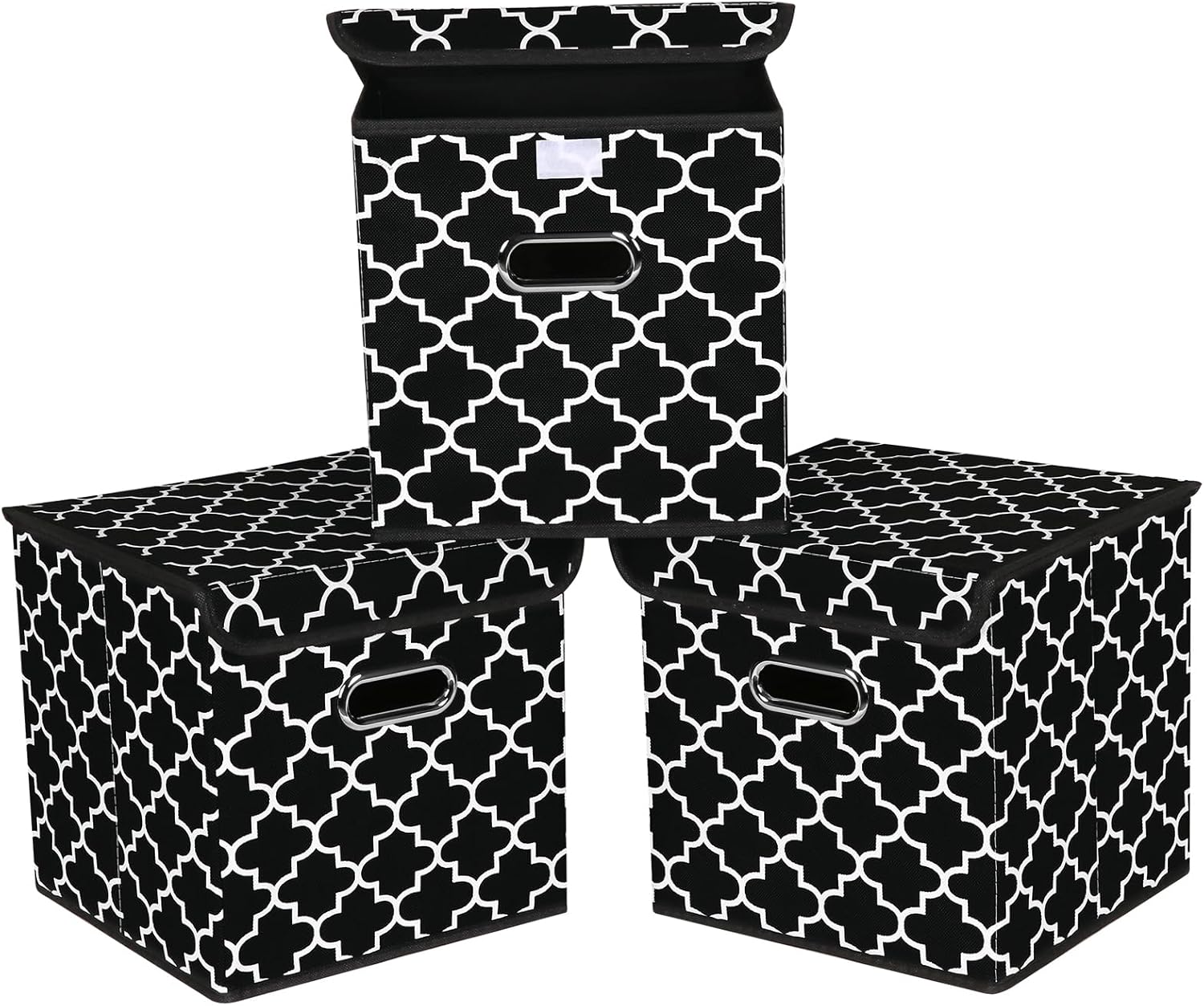 DABEACT Fabric Storage Cube Bins with Lids Closet