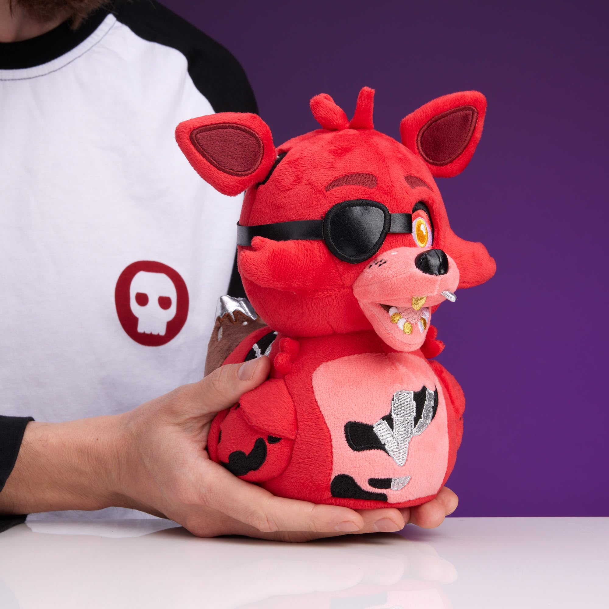 TUBBZ Plush: Five Nights At Freddy's - Foxy Cosplaying Rubber Duck Soft Plush Collectible Toy, Foxy (Plush) - Image 2