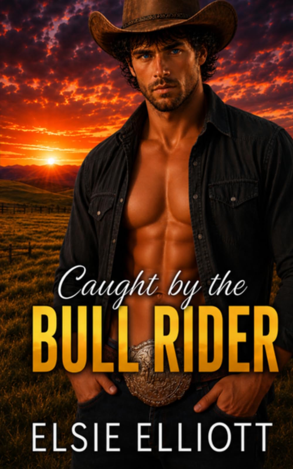 Caught by the Bull Rider: A Grumpy Sunshine, Forced Proximity, Steamy Montana Romance