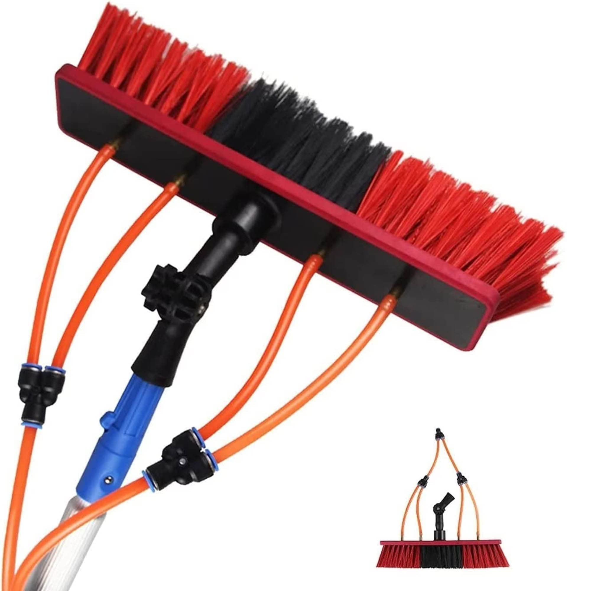 GYEQXKT Solar Panel Window Cleaner Kit, Exterior Window Cleaning Brush, Veranda & Roof Cleaning Tools, Effortless Solar Panel Maintenance, Streak-Free Shine.