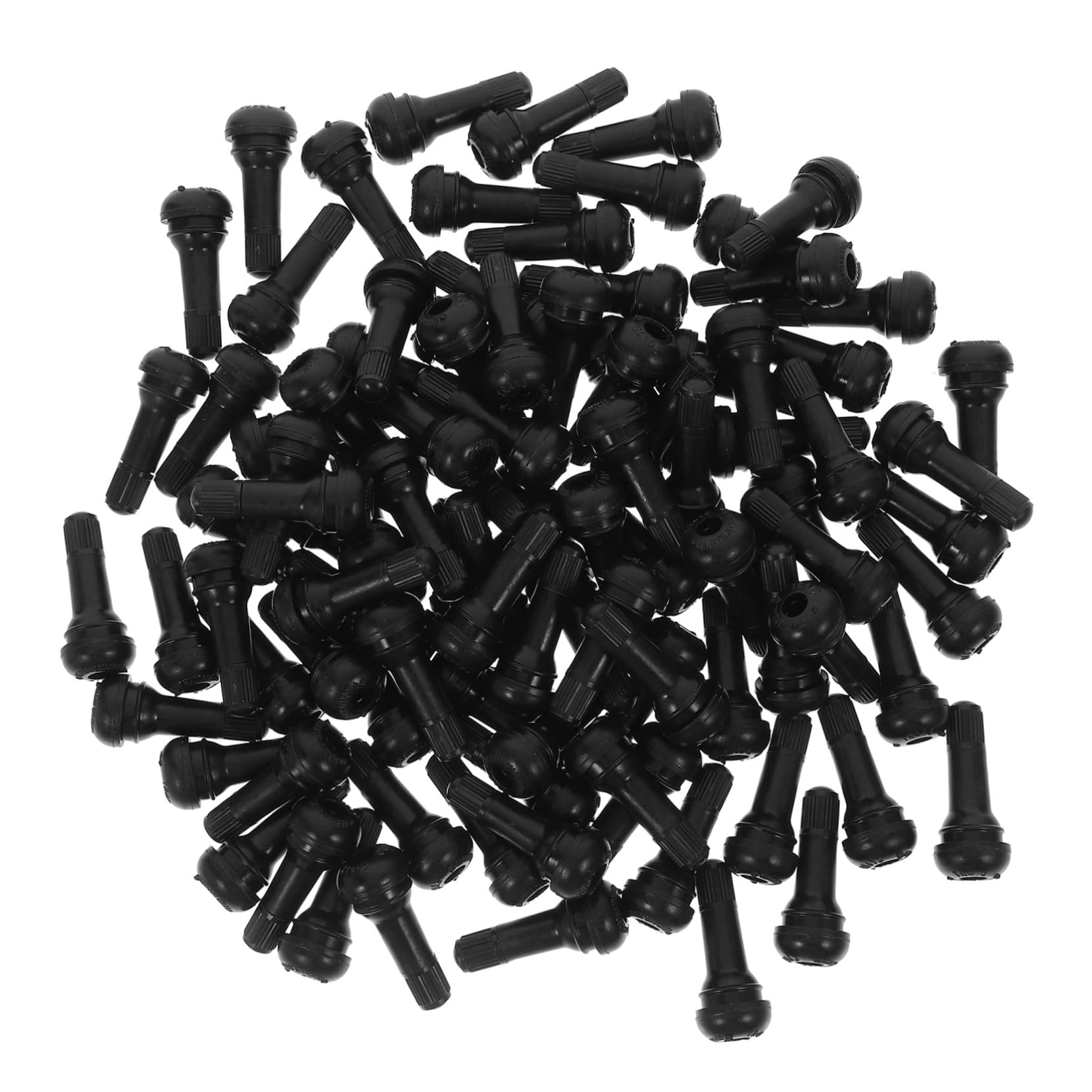 iplusmile 200stücke Tr Reifenventile Für Autos Hochtemperaturbeständig Aus Premium-rubber Für Motorräder Und Automobile Schwarz Kompakte Reparaturteile