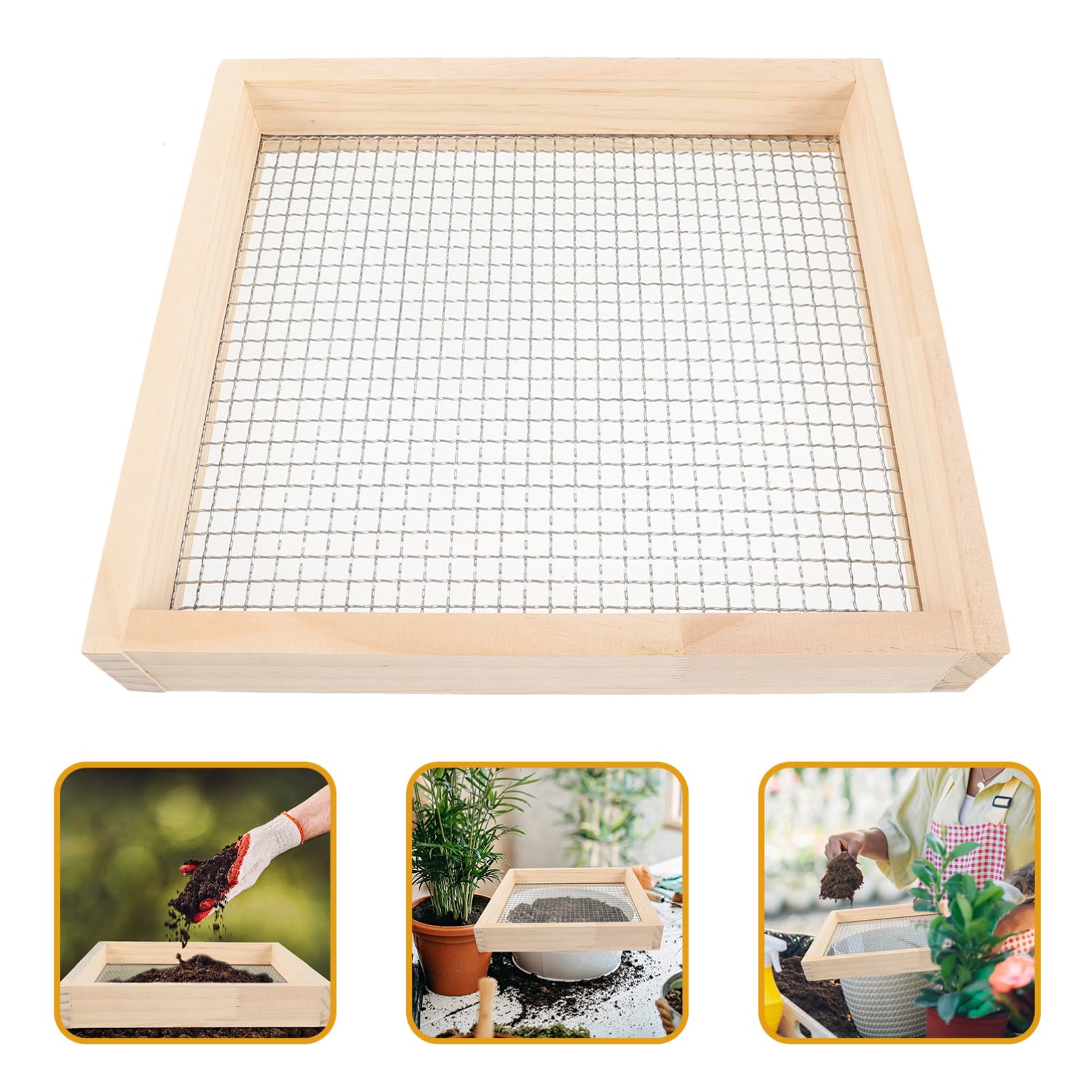LIOOBO De Jardín para Tierra De Tierra Rocas y Jardinería y Cultivo De Plantas