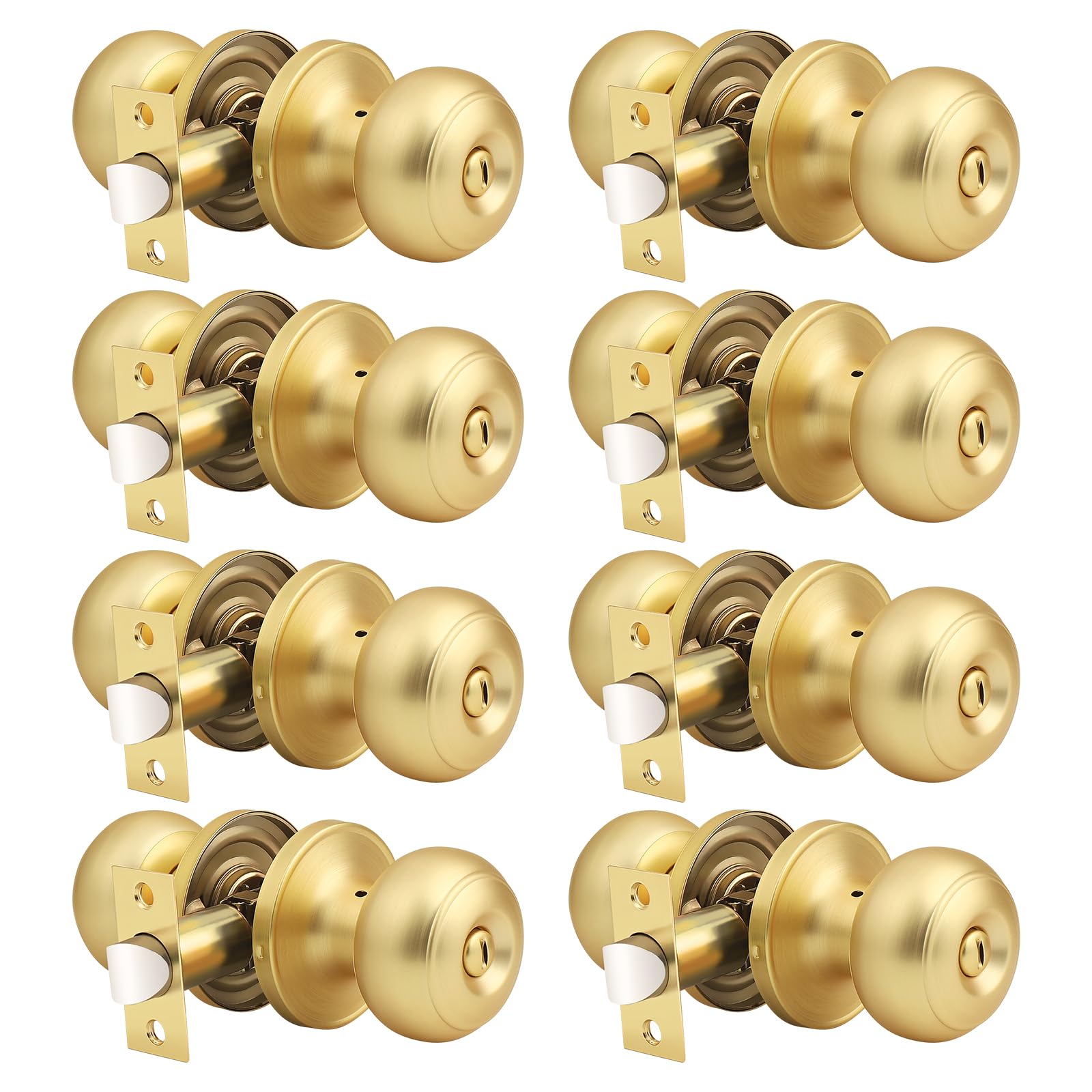 Probrico Matte Black Door Knobs - 6 Pack -18 Probrico Matte Black Door Knobs - 6 Pack -18