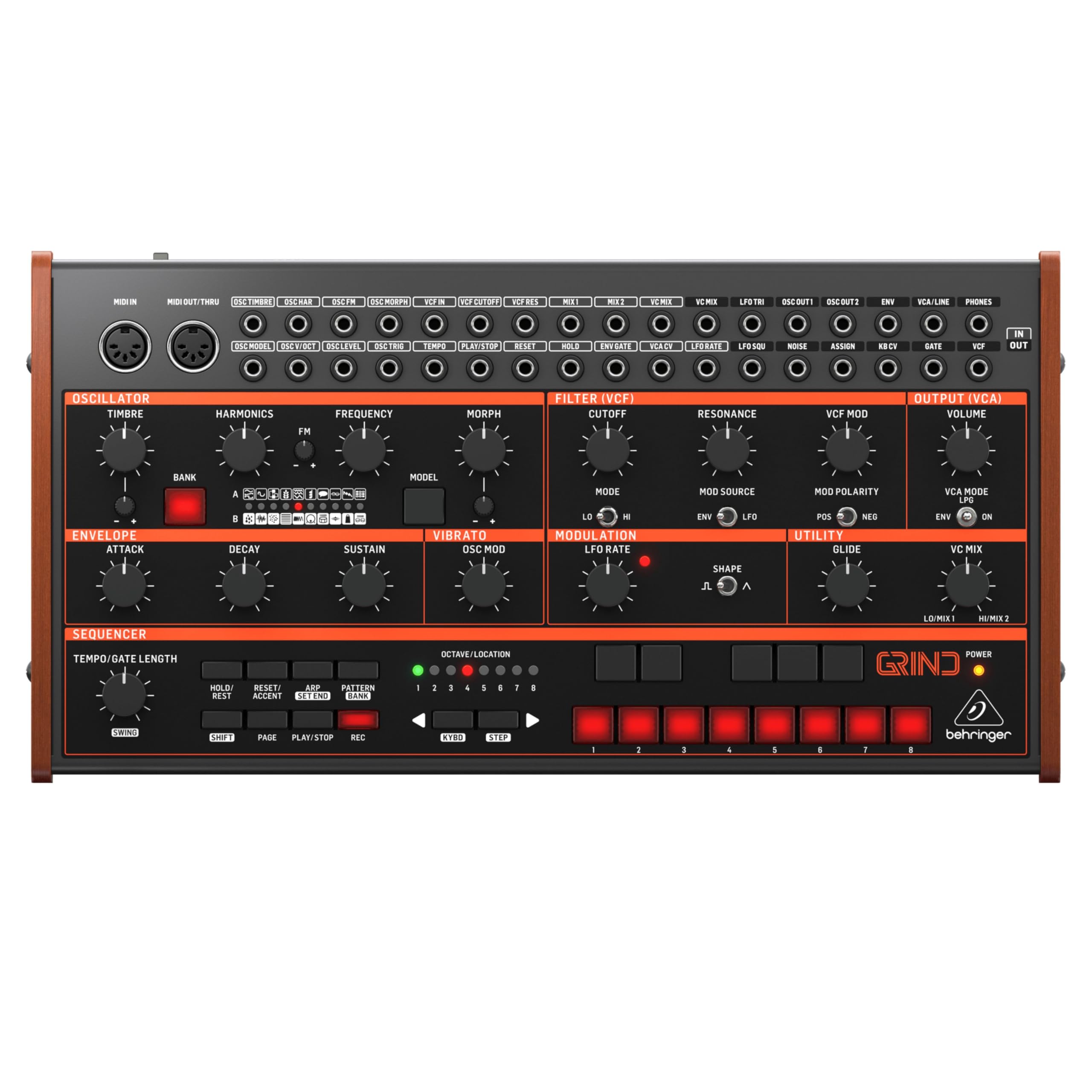Amazon.com: Behringer Grind Semi-modular Hybrid Multi-engine