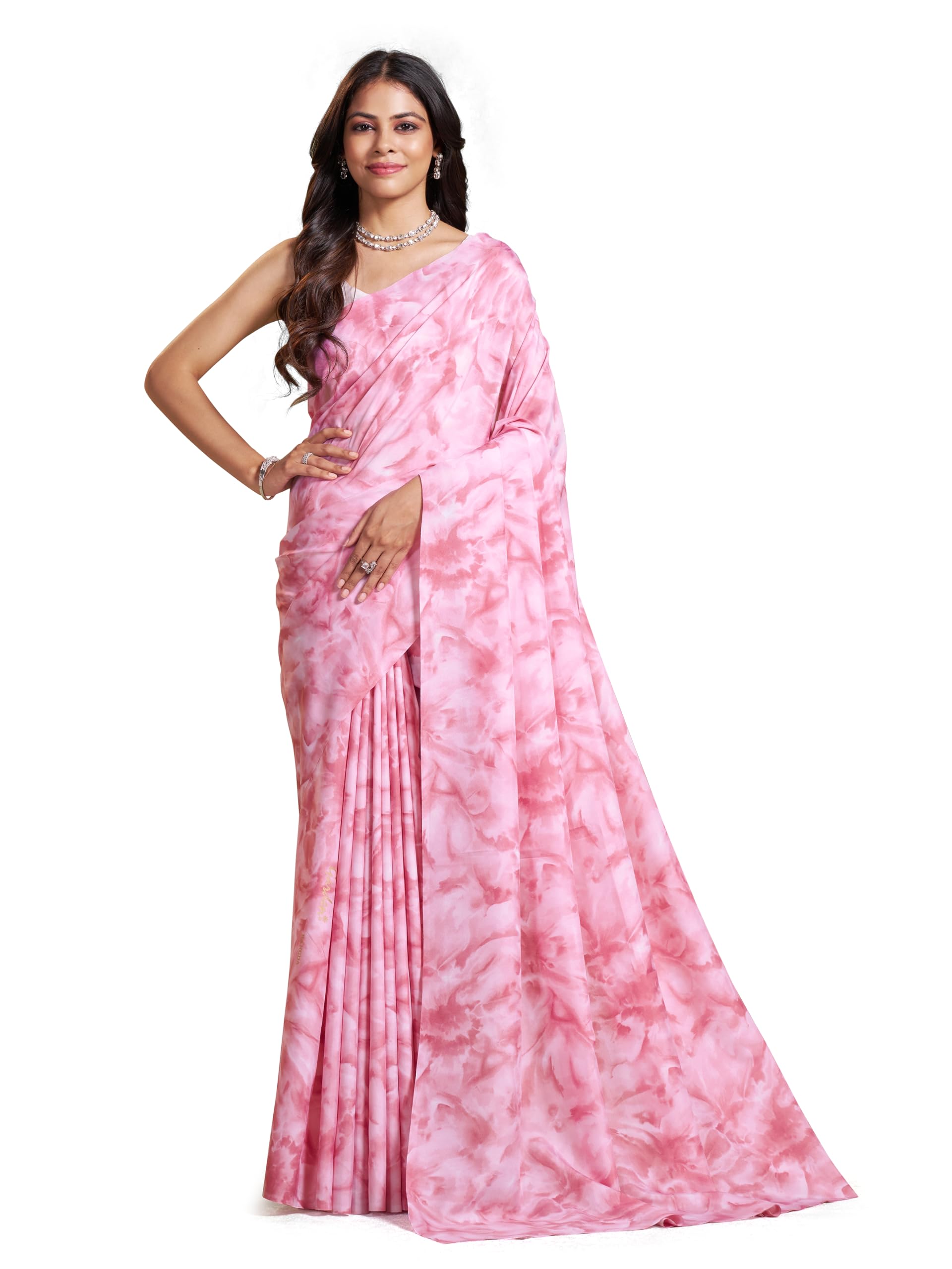 Polyester Ombre Print Saree-image-21