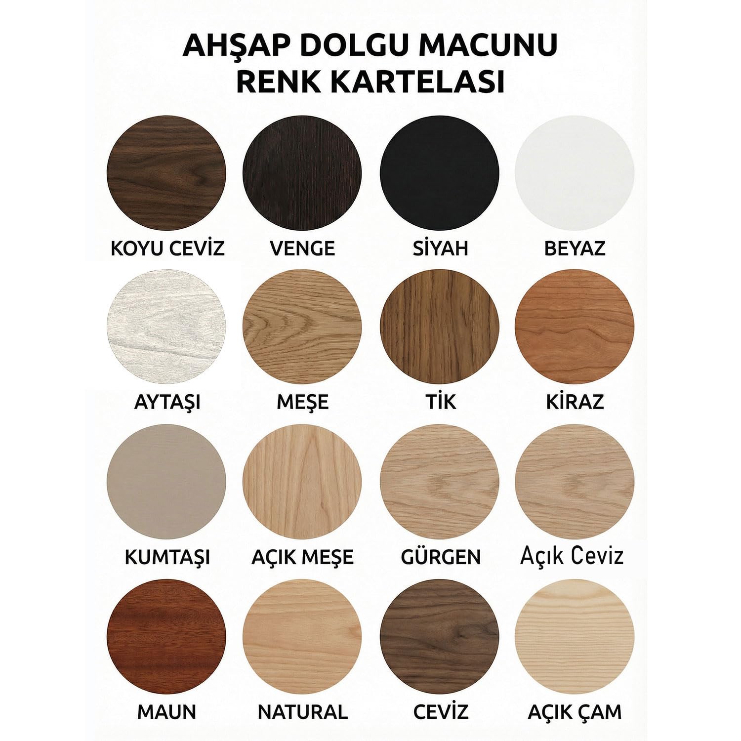 Ahşap Parke Tamir Macunu TİK Renk Mobilya Masa Dolgu Çatlak Çizik Giderici 125 ML Kullanıma Hazır