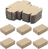Ellbest 50pcs Kraft Brown Box 1.5mm Thick Cardboard Boxes, 3.8 x 2.6 x 1.2 inches Foldable Kraft Brown Box for Stationery, Pins, Mini Ornaments