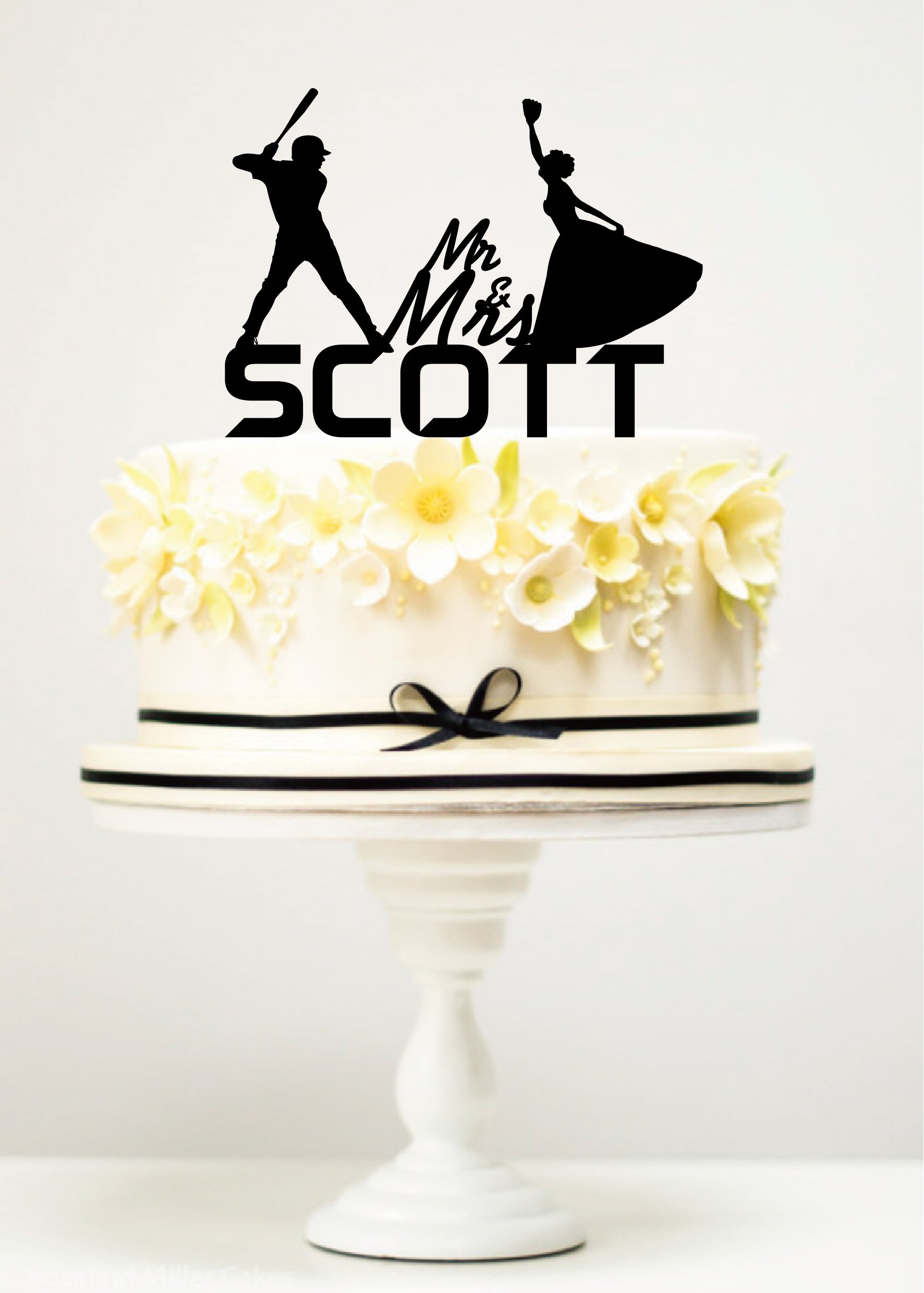 Kiskistonite Cake Toppers Baseball Player Wedding Mr Mrs Scott Custom Anniversary Engagement Wedding Favors Party Cake Decorating Supplies Buy Online In India At Desertcart 106536818
