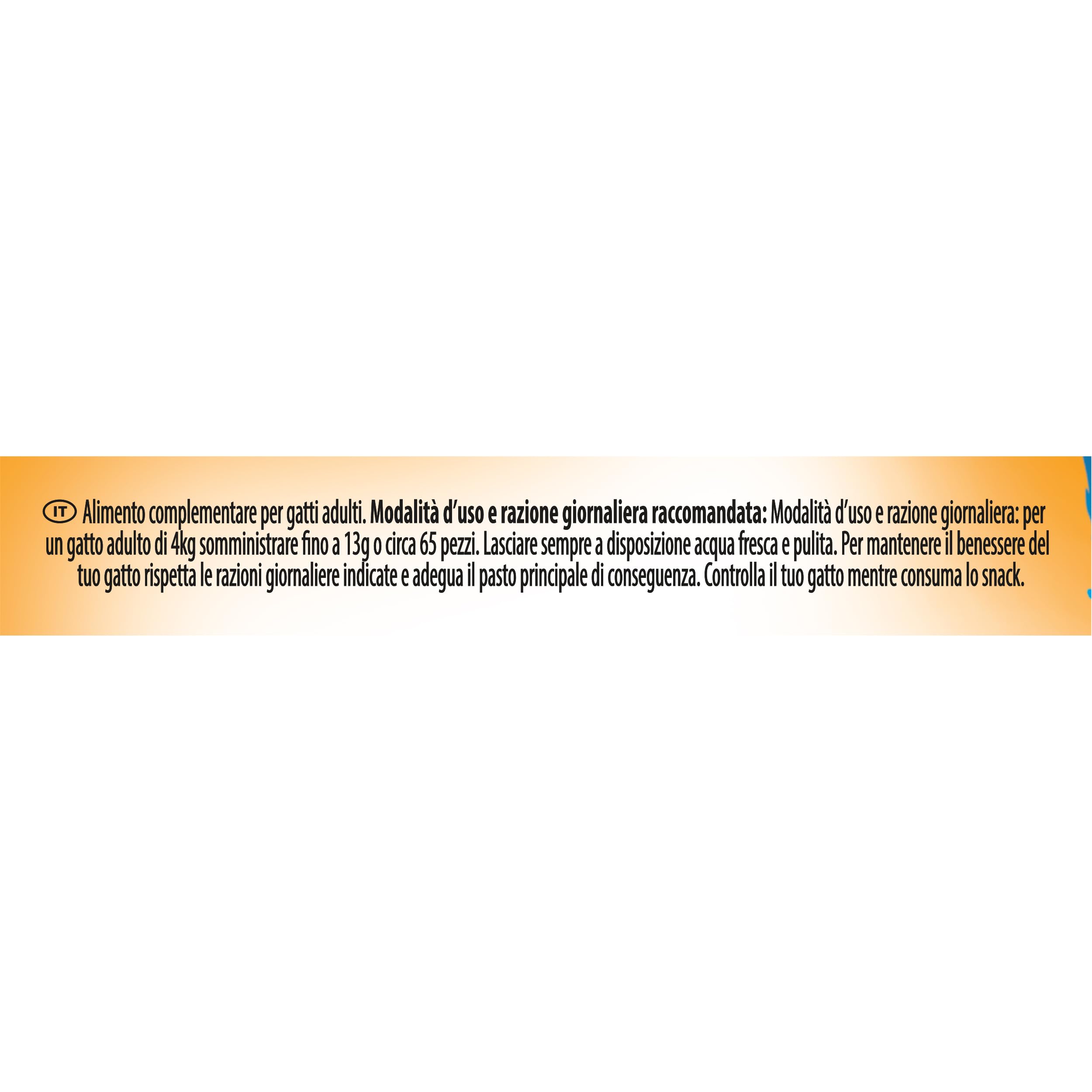 FELIX Crispies Snack per Gatti Adulti con Manzo e Pollo 8 x 45g