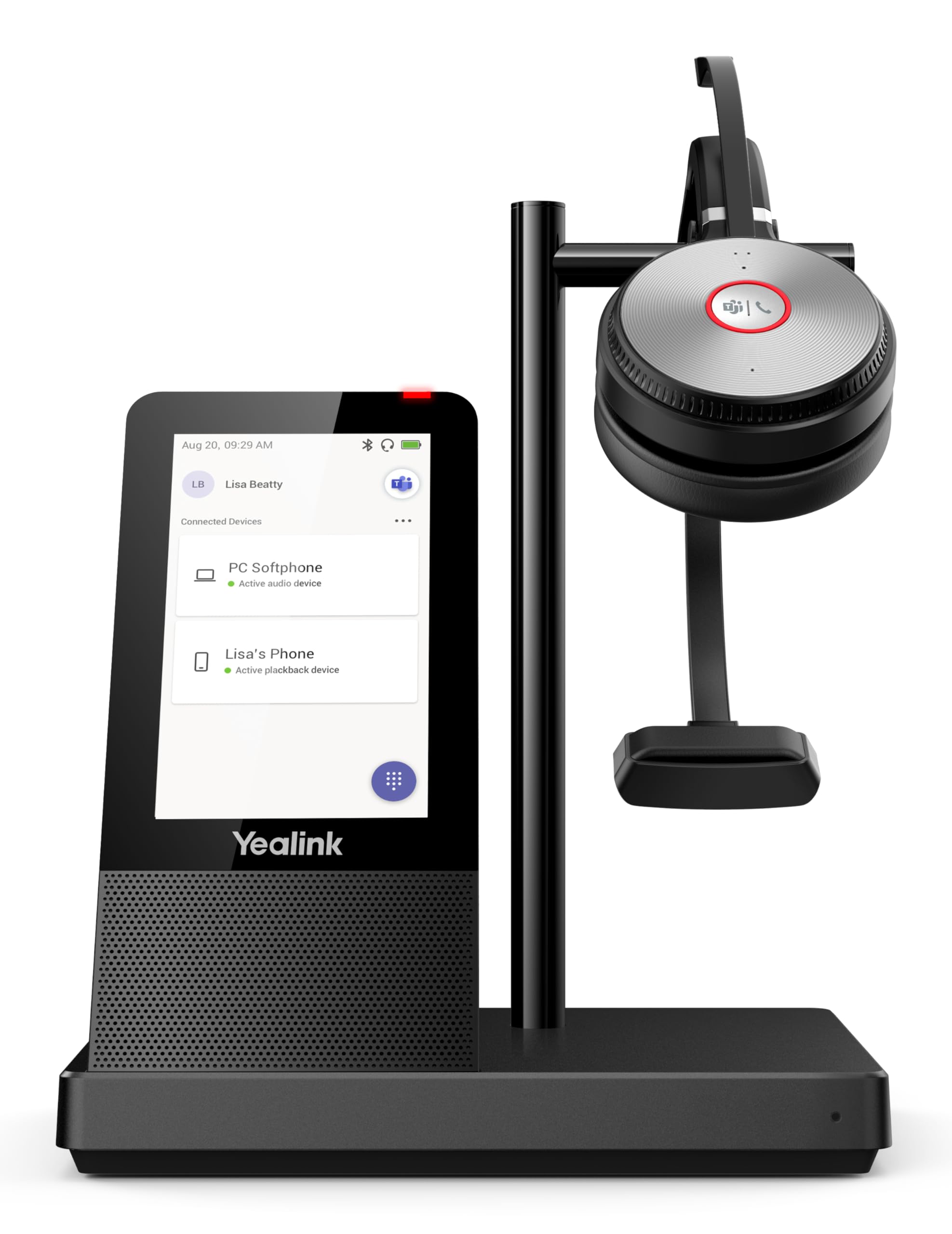 Yealink DECT WH66 Mono Teams Casque Audio