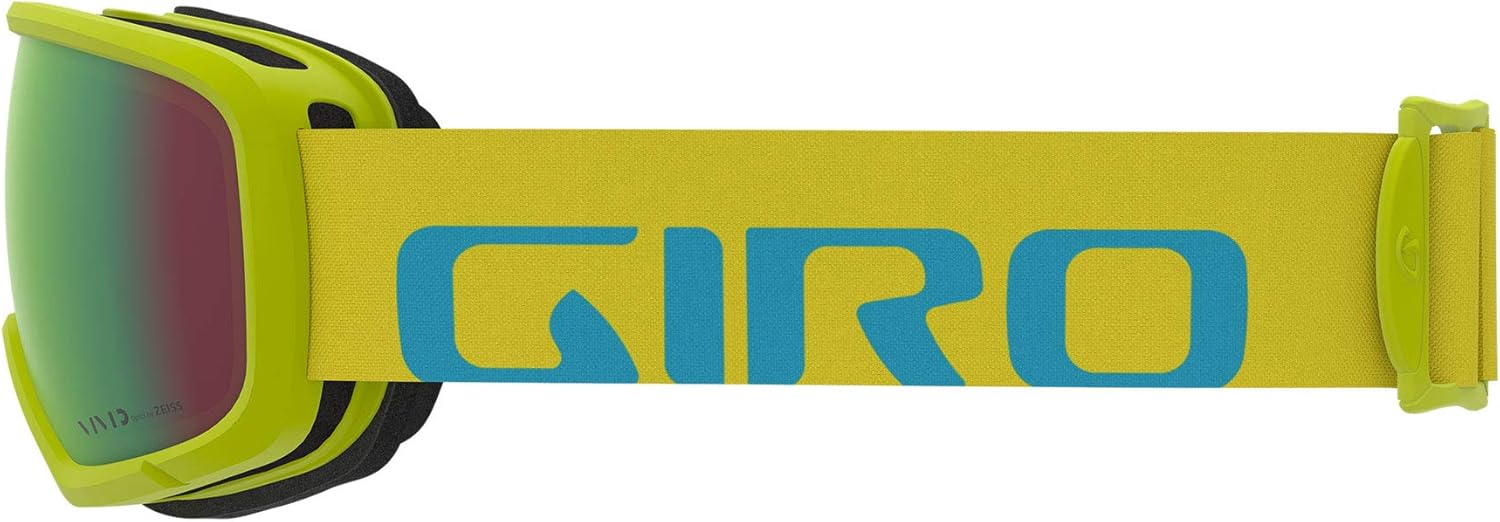 Giro Ringo Ski Goggles - Snowboard Goggles for Men, Women & Youth - Vivid Lens - Anti-Fog - OTG (Over Glasses) Citron/Iceberg Apex Vivid Emerald