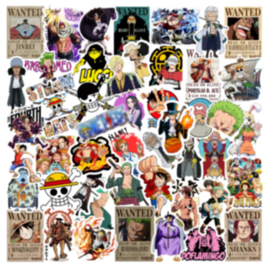 CodersParadise 54-Pack Anime Manga Vinyl Sticker (3 Inch)– Waterproof Multicolor Self-Adhesive Decals for Laptop, Journal, Mobile Case, Metal, Glass, Wood & Plastic Surfaces – Residue-Free Sticker Set-image-29