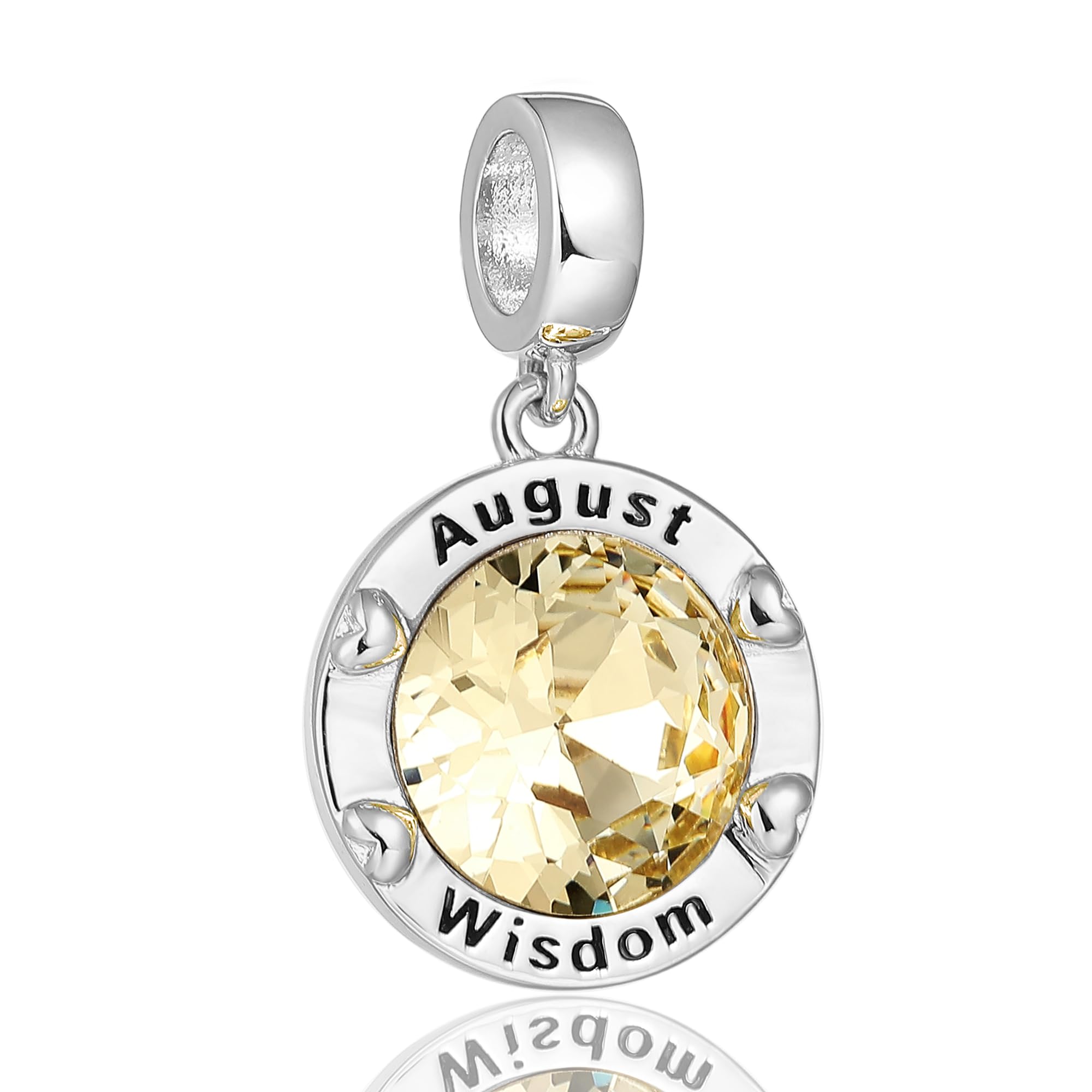 Happy Birthday Presents for Women Girls Birthstone Charms for Bracelets and Necklaces Mother's Day Christmas Jewelry Gifts for Women