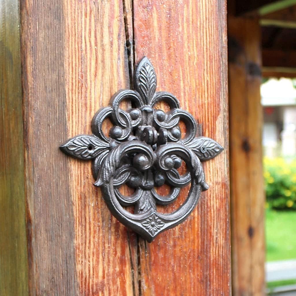 Handle gate Knocker Ring,Door Knocker Cast Iron Door Knocker, Front Door Knocker, Front Door Knocker Vintage Farmhouse Home Decor Cast Iron Door Knocker