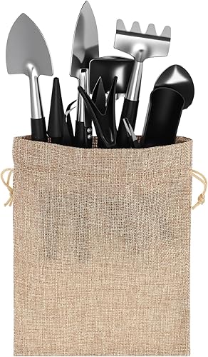 Miniatura 6 de Juego de 12 herramientas para suculentas, mini juego de herramientas de jardín de trasplante, kit de cuidado de suculentas, accesorios de plantas