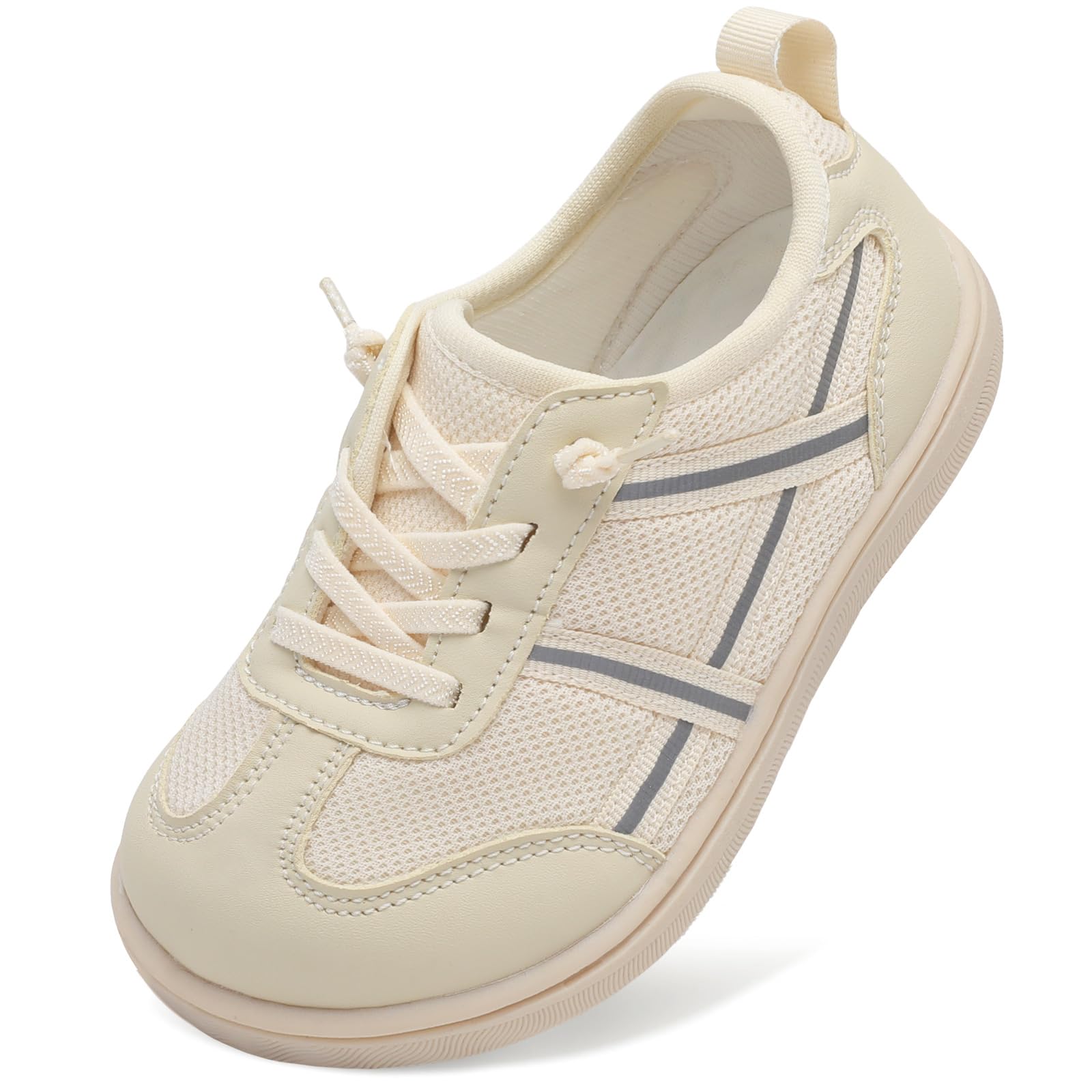 LeIsfIt Toddler Shoes Boys Girls Wide Barefoot Shoes Kids Slip on Casual Sneakers Breathable Non-Slip Sneakers for Walking Play School Tennis — view 11