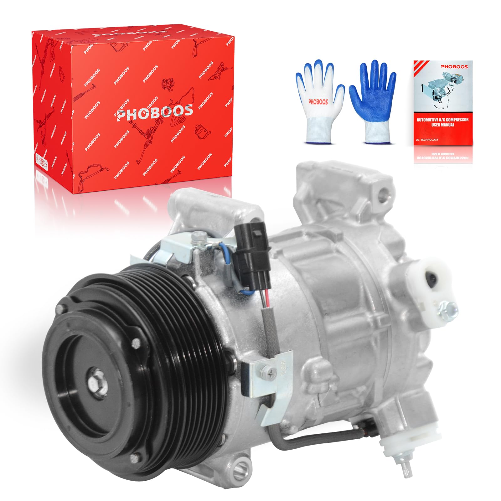Photo 1 of PHOBOOS A/C Compressor with Clutch for Honda Accord